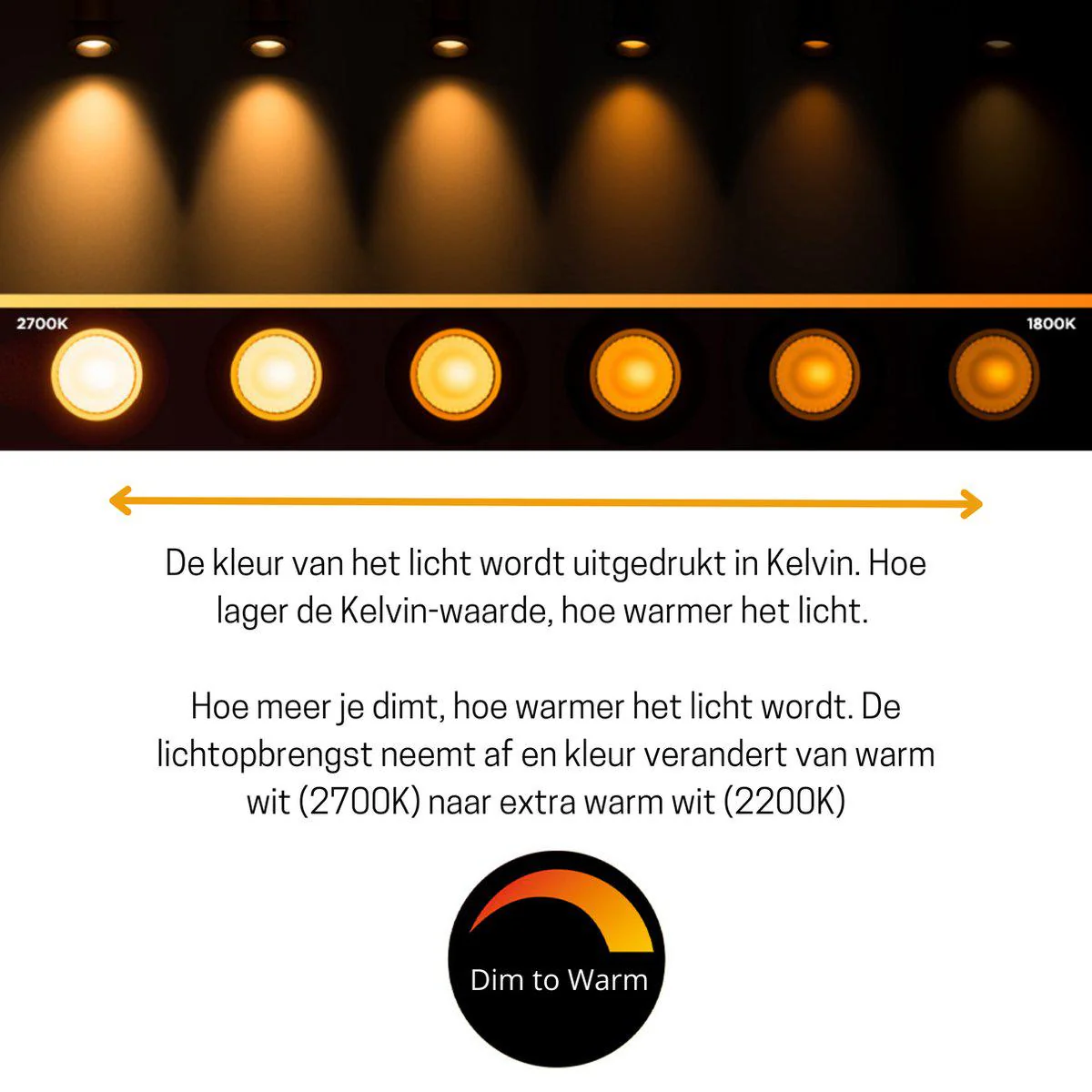 Dimbare LED Lamp E14 - Dimbaar naar extra warm wit - 1 lamp - Image 3