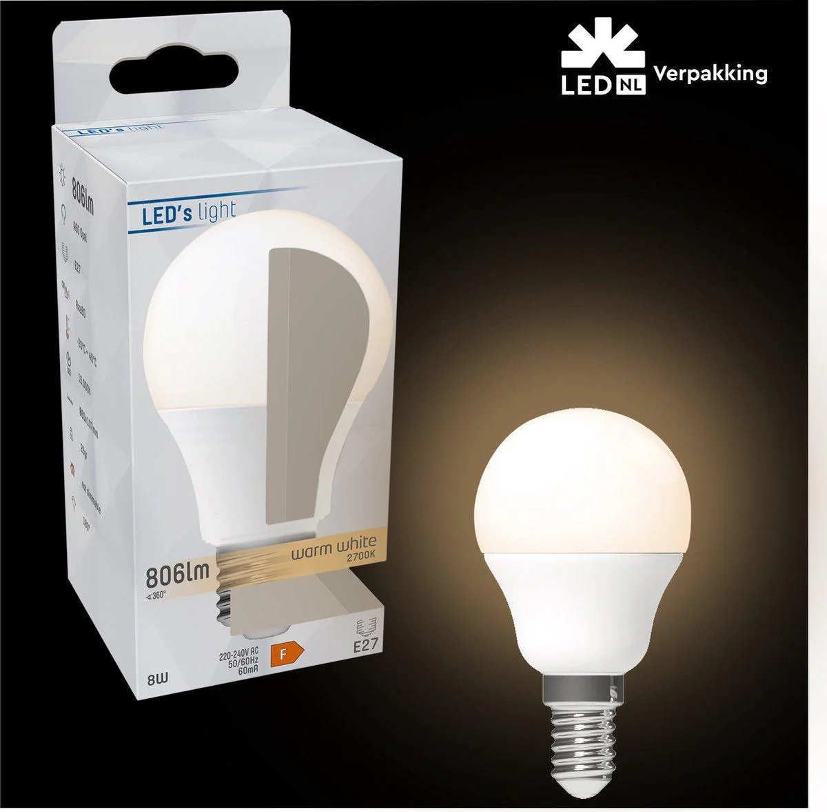 Dimbare LED Lamp E14 - Dimbaar naar extra warm wit - 1 lamp - Image 4