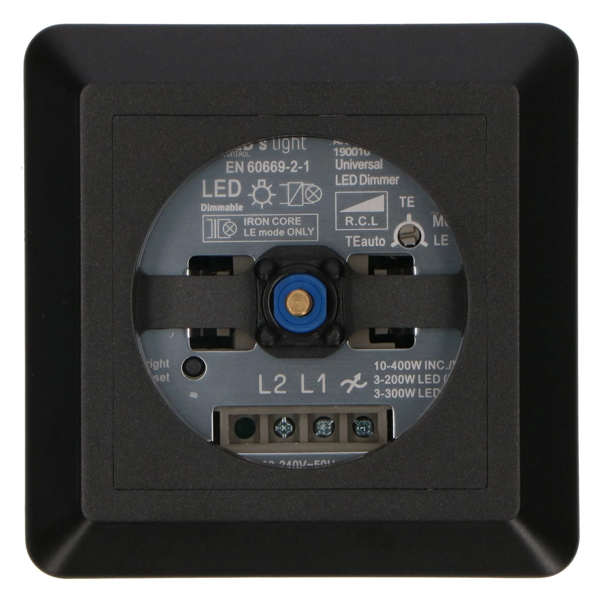 LED's Light Complete Dimmerknop met Frame - Zwart - Past in frames van GIRA, JUNG, Busch-Jaeger - Image 5