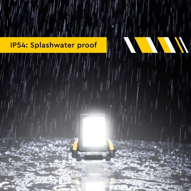 LED's Work 18V Draadloze LED Werklamp 2900 - Werkt op accu van Makita, Bosch, Dewalt, Milwaukee, Metabo – IP54 - Image 16