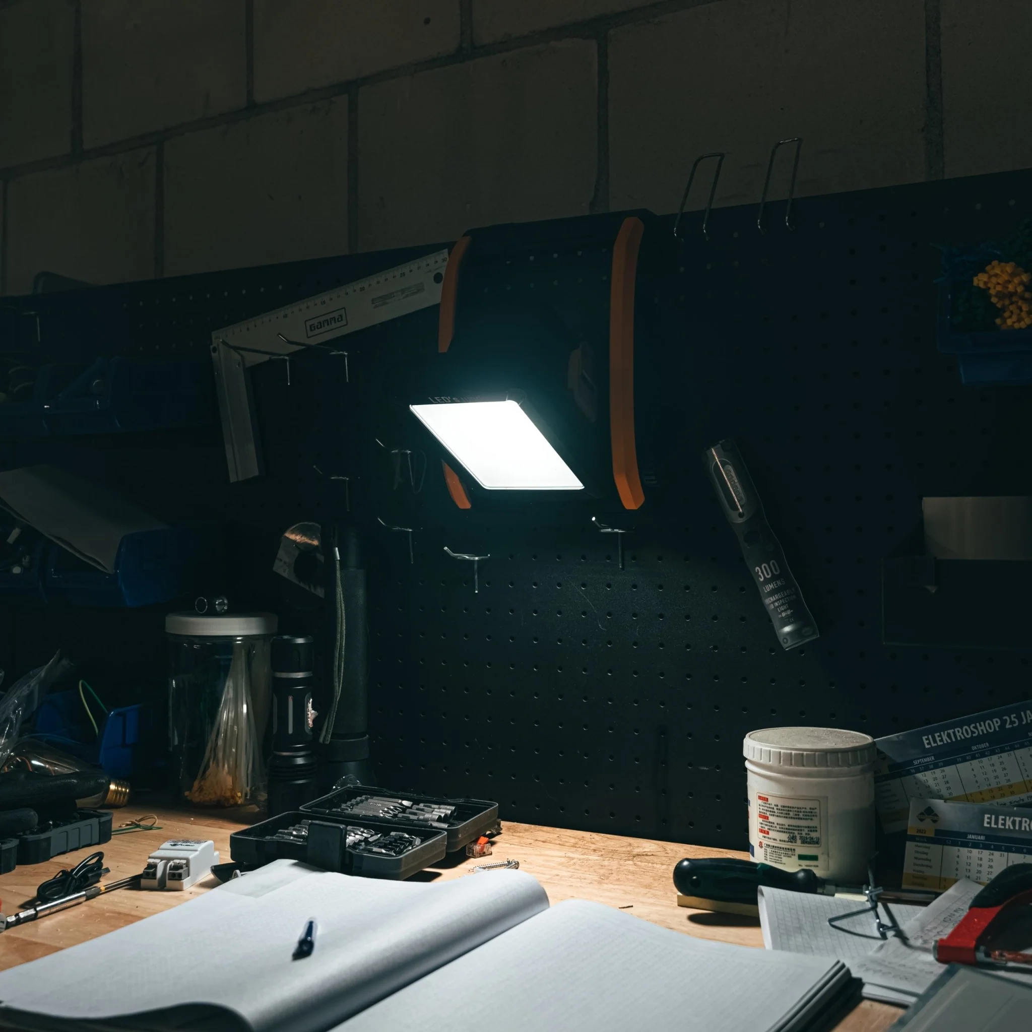 LED's Work 18V Draadloze LED Werklamp 2900 - Werkt op accu van Makita, Bosch, Dewalt, Milwaukee, Metabo – IP54 - Image 17