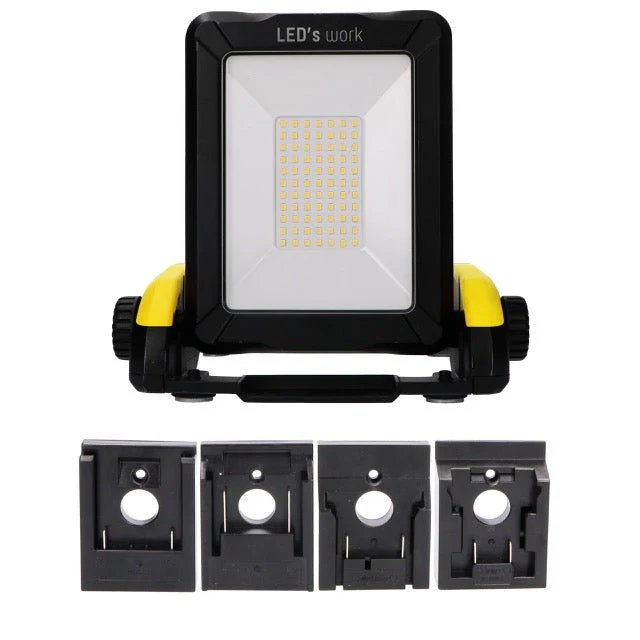 LED's Work 18V Draadloze LED Werklamp 2900 - Werkt op accu van Makita, Bosch, Dewalt, Milwaukee, Metabo – IP54 - Image 9