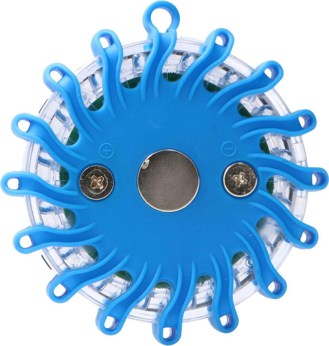 Draadloze LED Zwaailamp Blauw op batterijen - 9 standen - Magnetisch & Waterdicht - Image 4