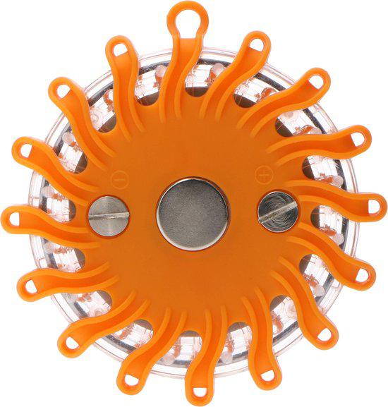 LED's Light Draadloze LED Zwaailamp op Batterijen - 9 standen - Magnetisch & Waterdicht - Oranje - Image 5