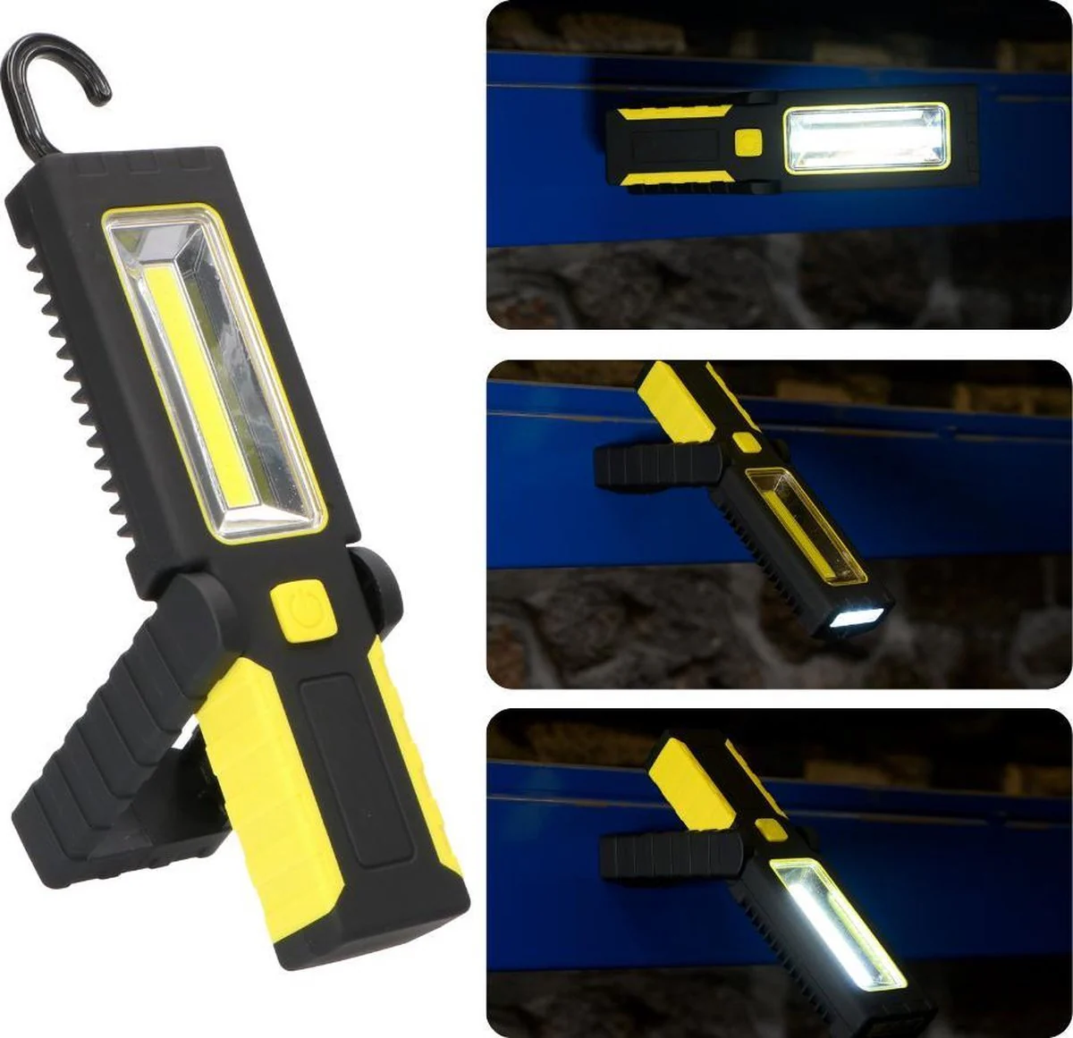 LED's Work Draagbare LED Looplamp 180 - Met magneet en haak - Werkt op batterijen - Image 7