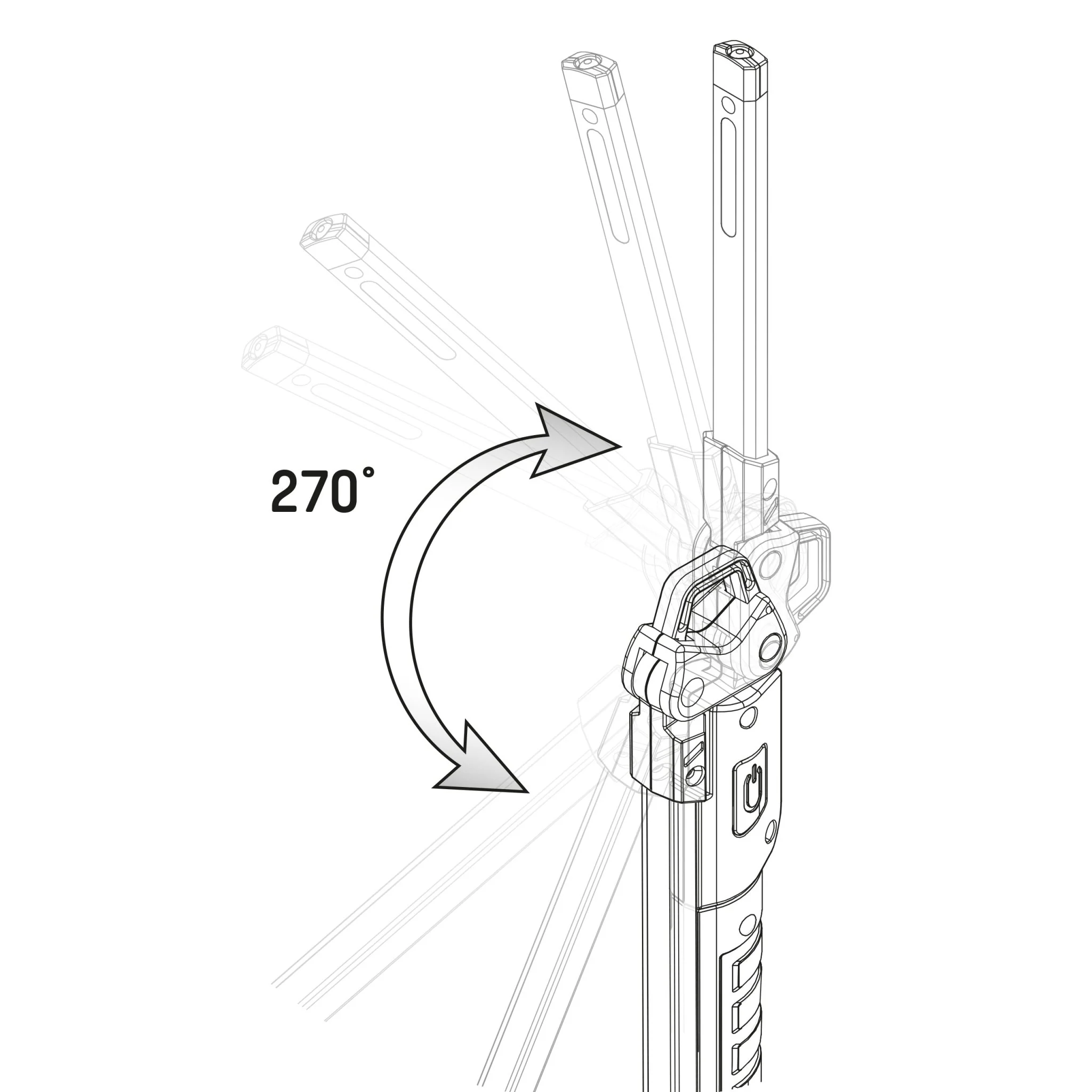 LED's Work Oplaadbare Looplamp 500 - Inspectielamp - Inklapbaar & Draadloos - Met magneet en haak - Image 13