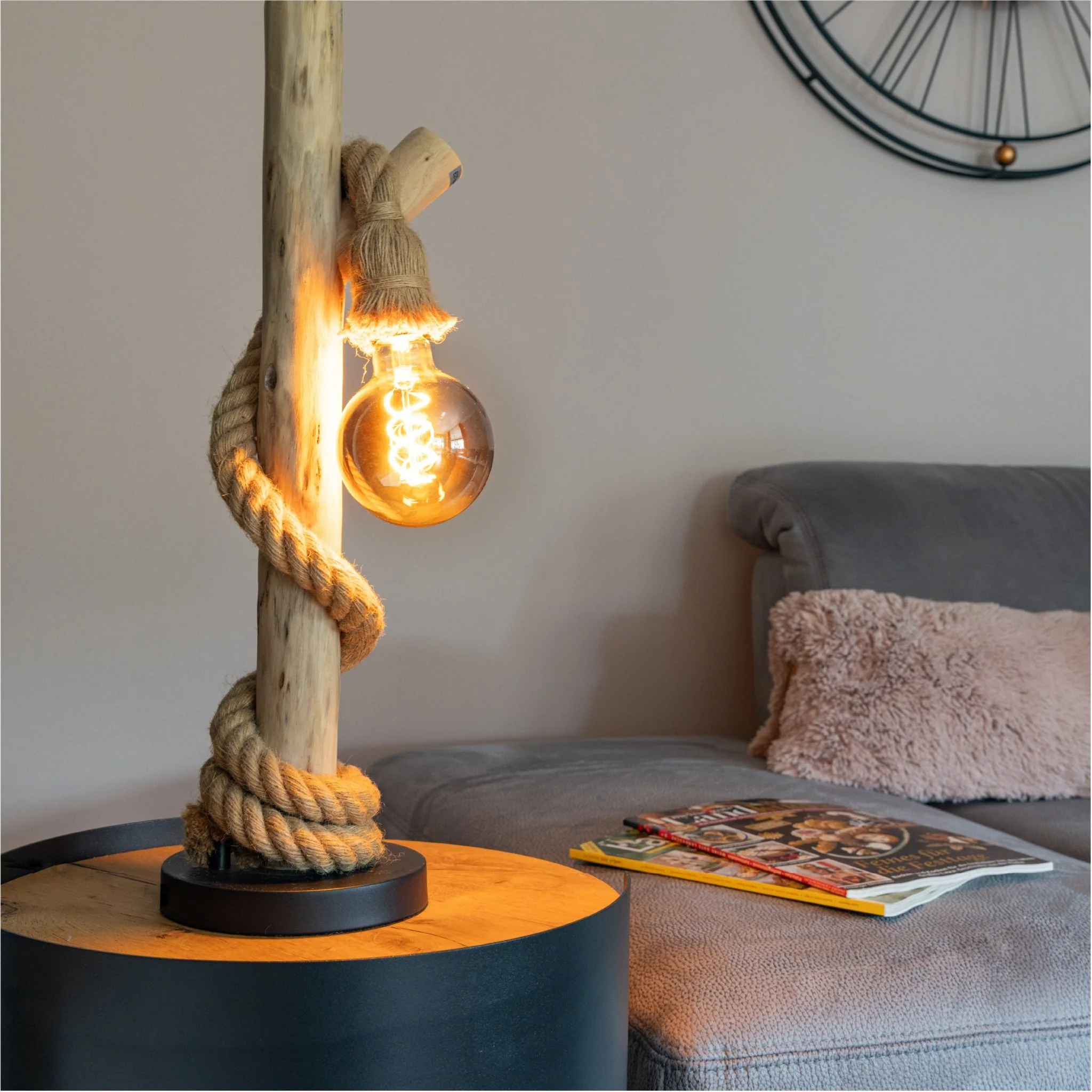 LED Lamp Smokey E27 - Edison Vintage - Dimbaar licht - Bol G95 - Image 3