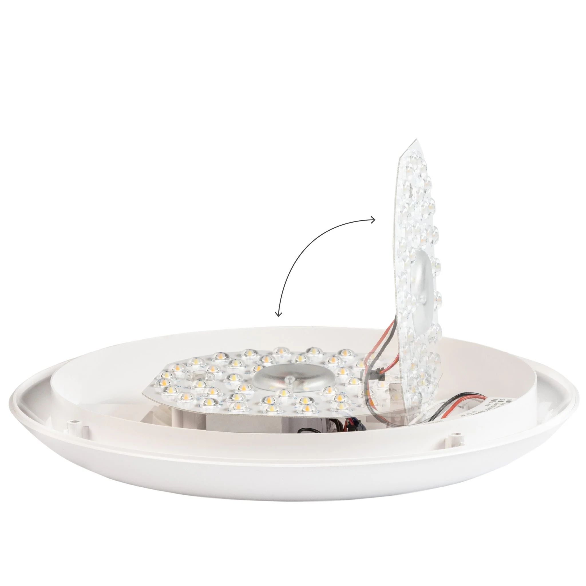 EasyFix LED Plafondlamp 30 cm - Lichtkleur en lichtsterkte dimbaar - Waterdicht - IP66 - Image 7