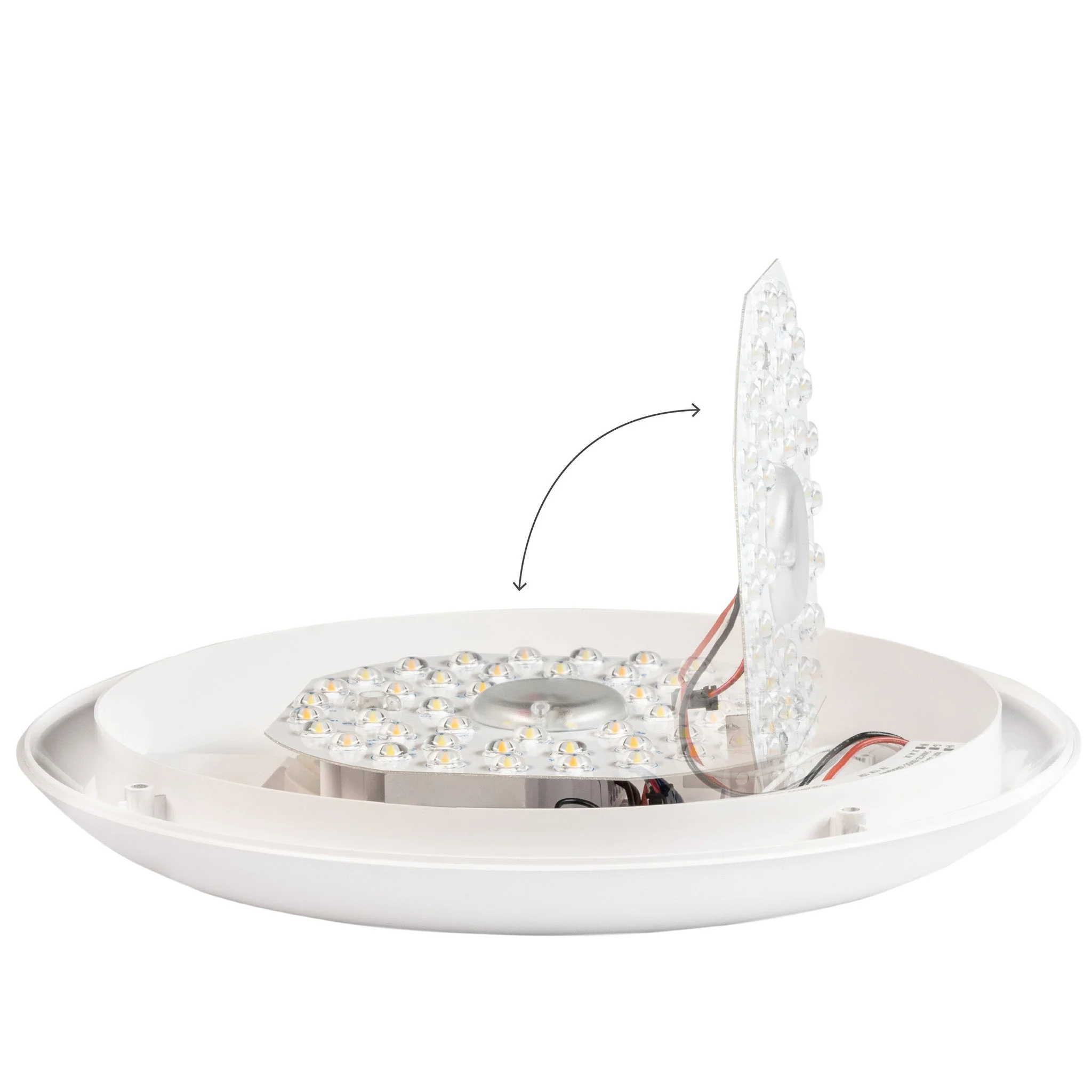 LED's Light Pro Plafondlamp 2050 met sensor - Lichtkleur en lichtsterkte dimbaar - Waterdicht - Ø 30 cm - Image 6