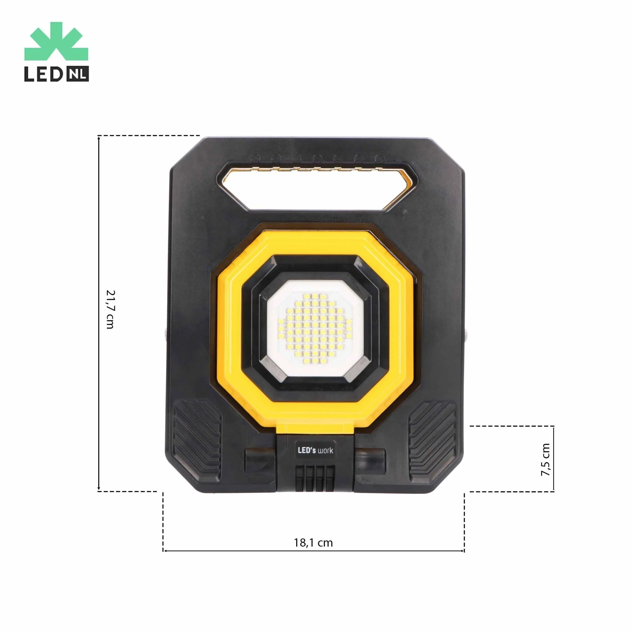 LED's Work Oplaadbare Werklamp 1500 - Met accu oplaadbaar - Draadloos - IP54 waterbestendig - Image 7