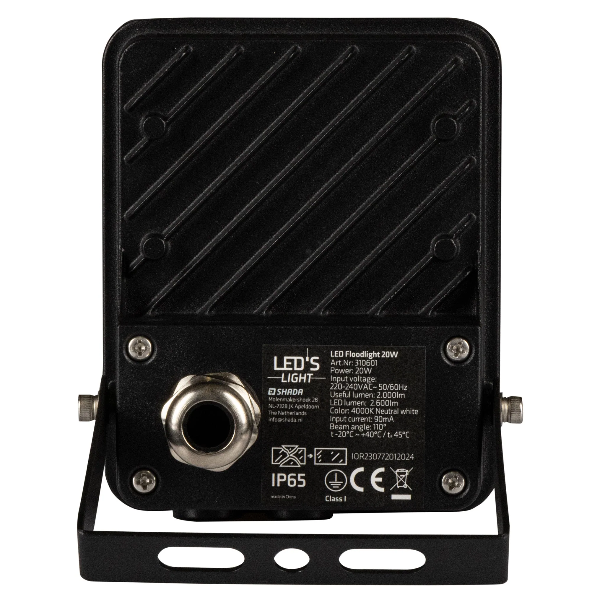 LED's Light Schijnwerper 2400 - Kantelbaar en Waterdicht - Binnen & Buiten - 20W - Image 5