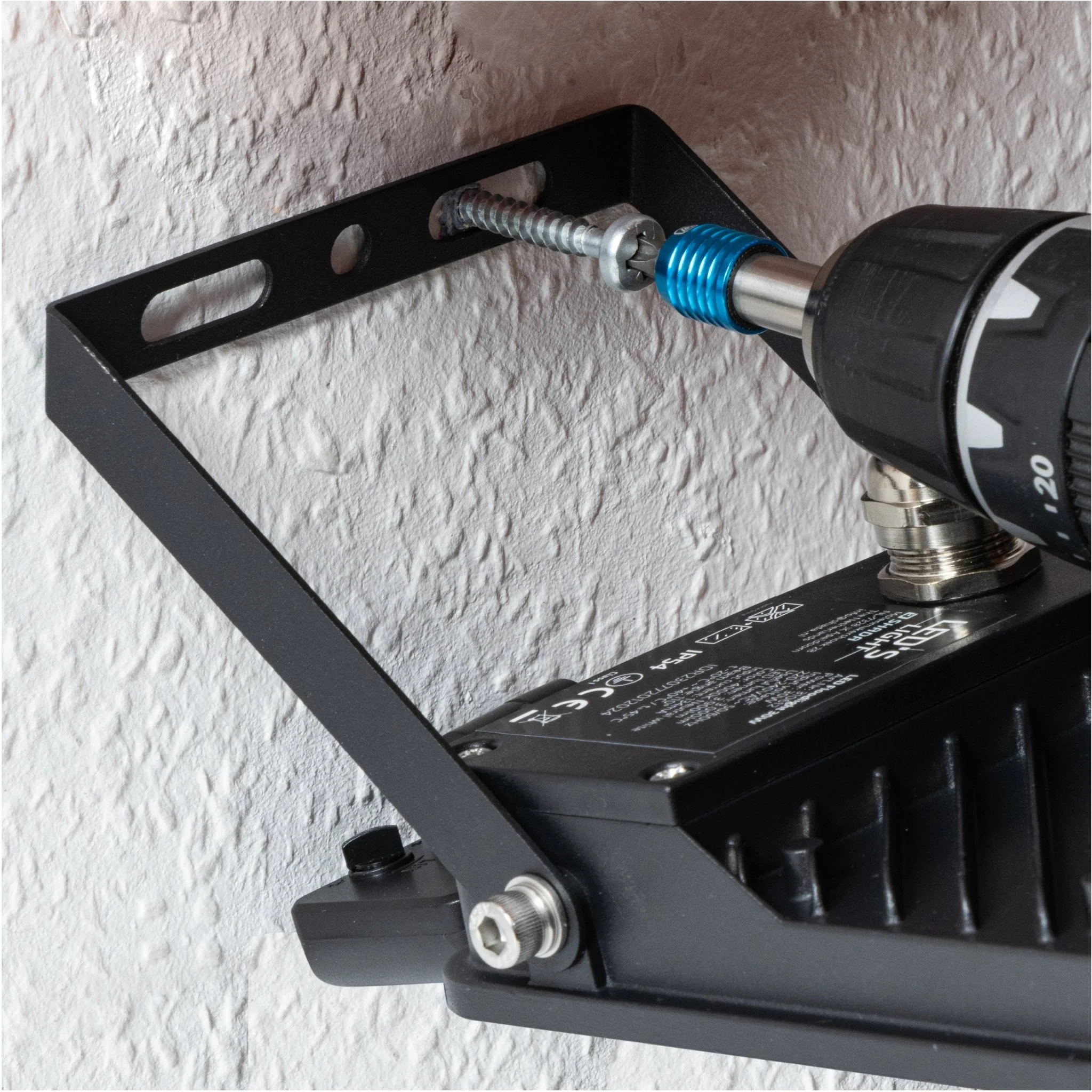 LED's Light Schijnwerper met Bewegingssensor 3600 - Waterdicht & Kantelbaar - 30W - Image 2