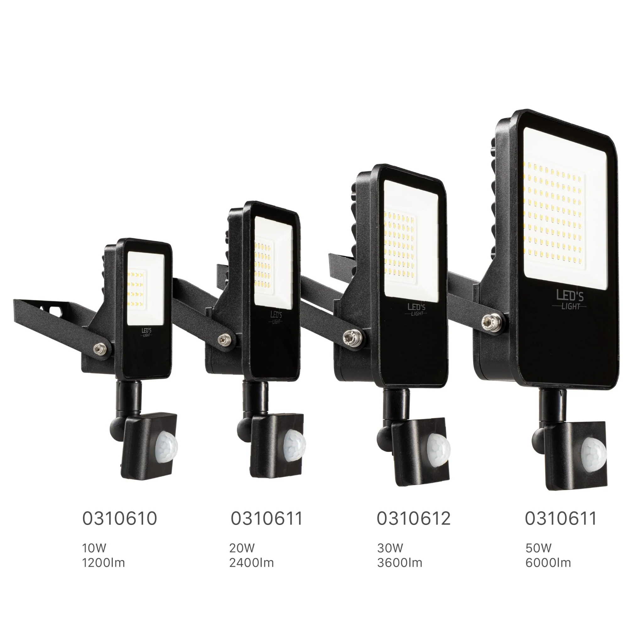 LED's Light Schijnwerper met Bewegingssensor 3600 - Waterdicht & Kantelbaar - 30W - Image 5