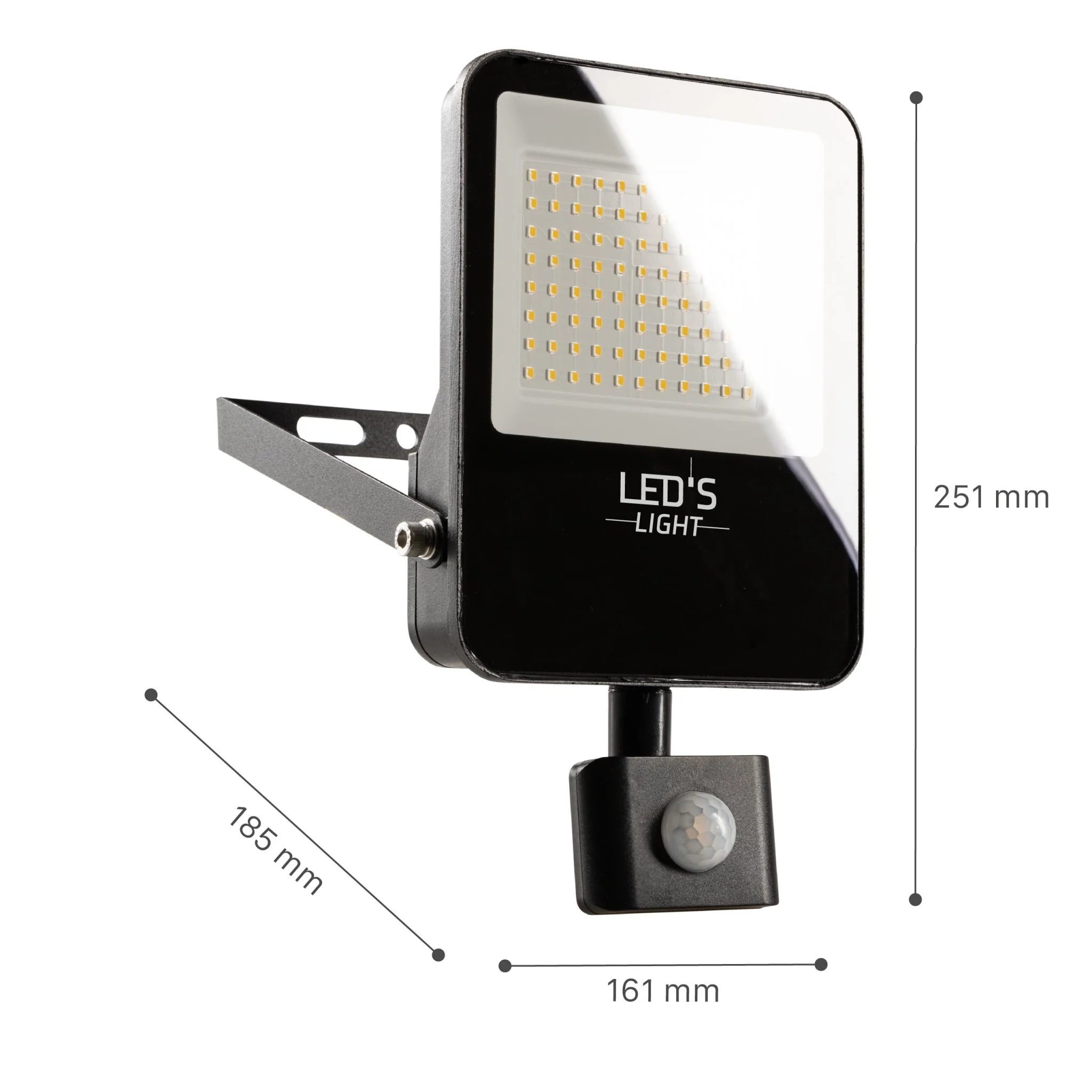 LED's Light Schijnwerper met Bewegingssensor 6000 - Waterdicht & Kantelbaar - 50W - Image 6
