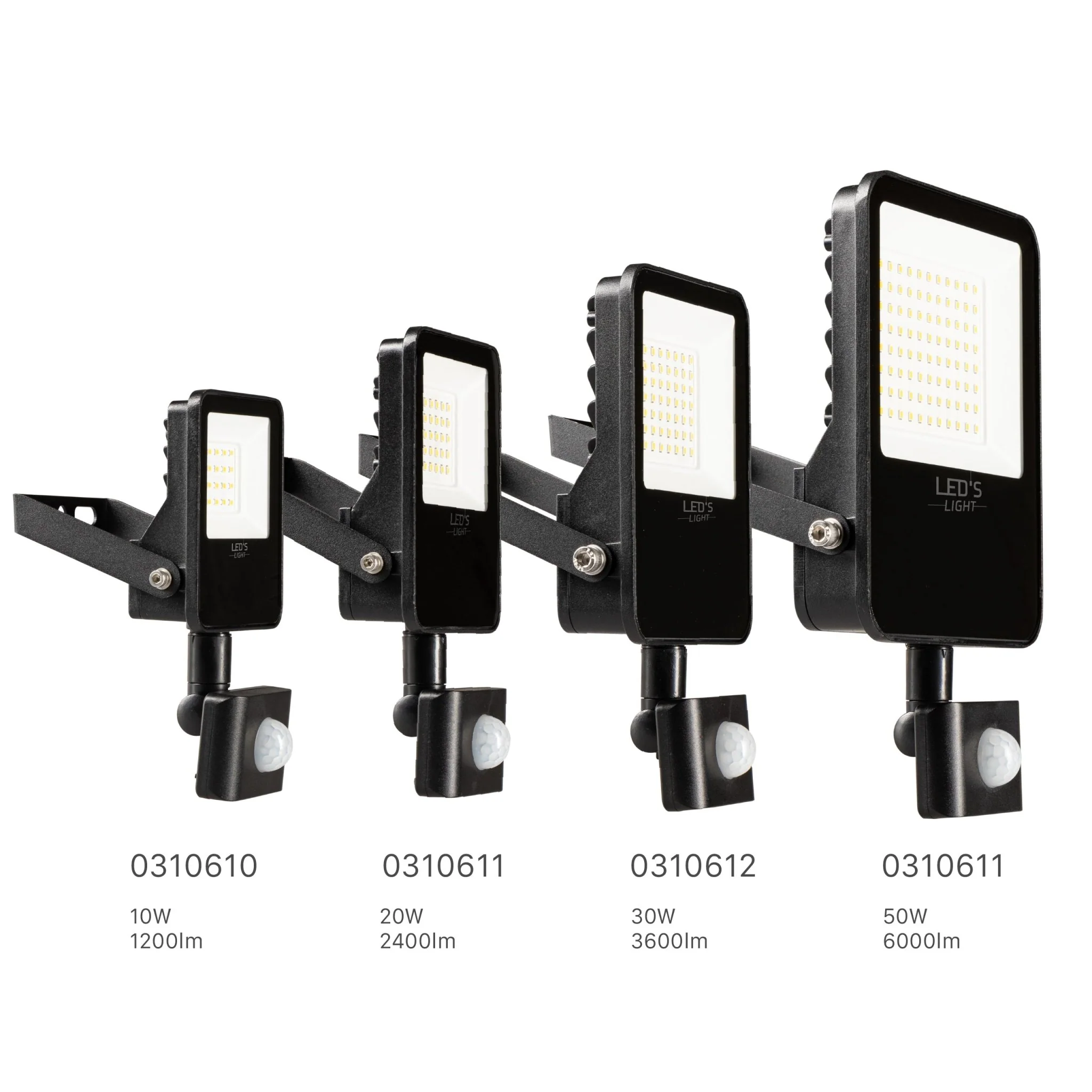 LED's Light Schijnwerper met Bewegingssensor 6000 - Waterdicht & Kantelbaar - 50W - Image 7