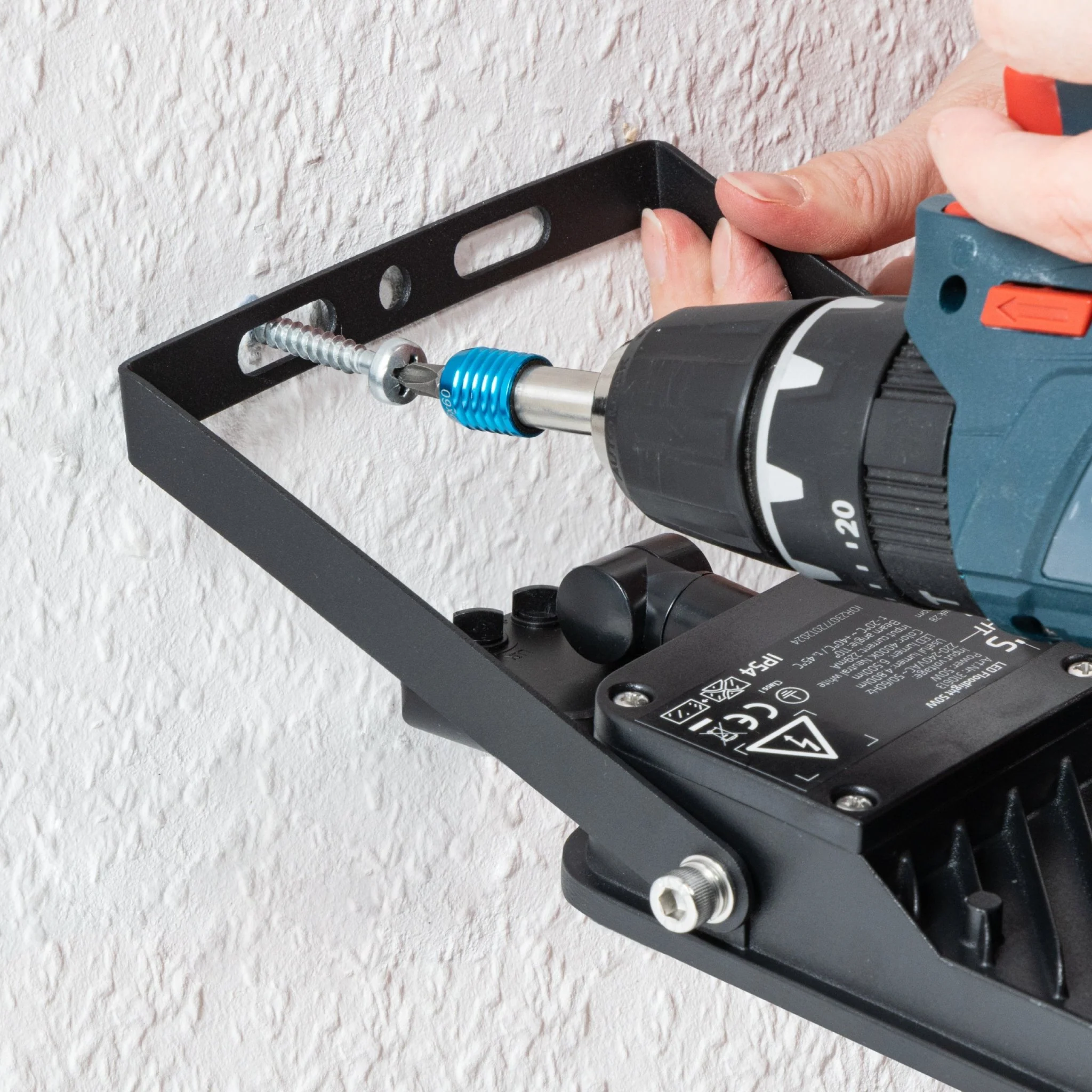 LED's Light Schijnwerper met Bewegingssensor 6000 - Waterdicht & Kantelbaar - 50W - Image 9