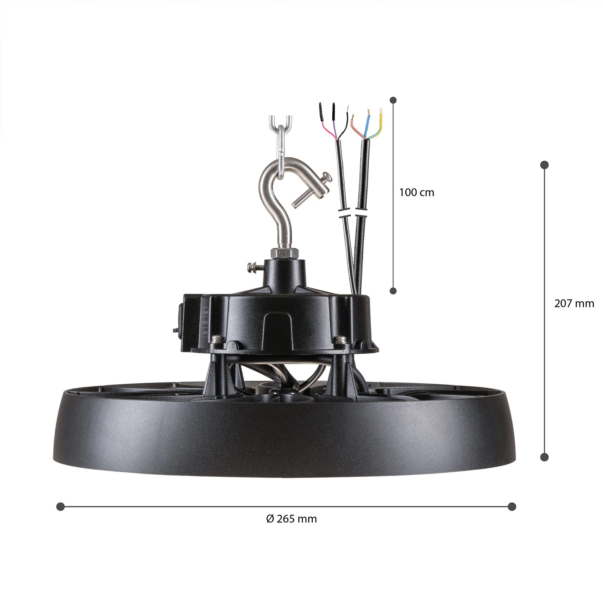 Proventa Probay LED High Bay 200W - Energielabel A - Voor hoge plafonds - 36000 lm - Image 4