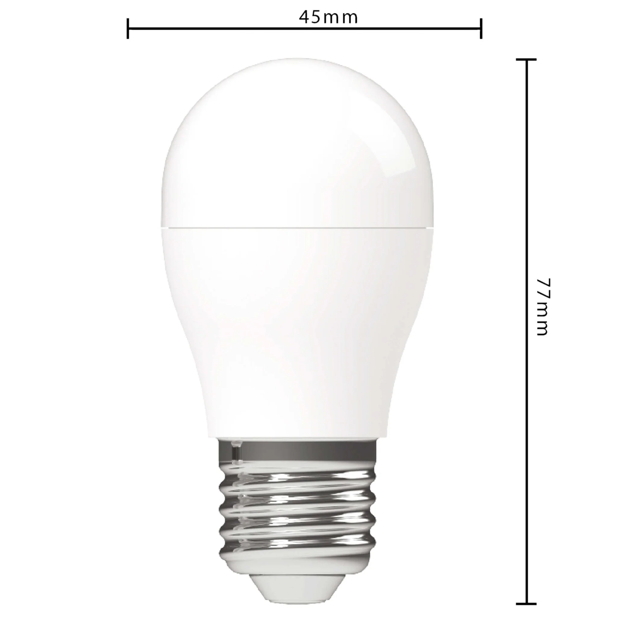 Elite LED Kogellamp E27 Mat - Gaan tot 25 jaar mee - Warm wit - 2.9W vervangt 40W - Image 5