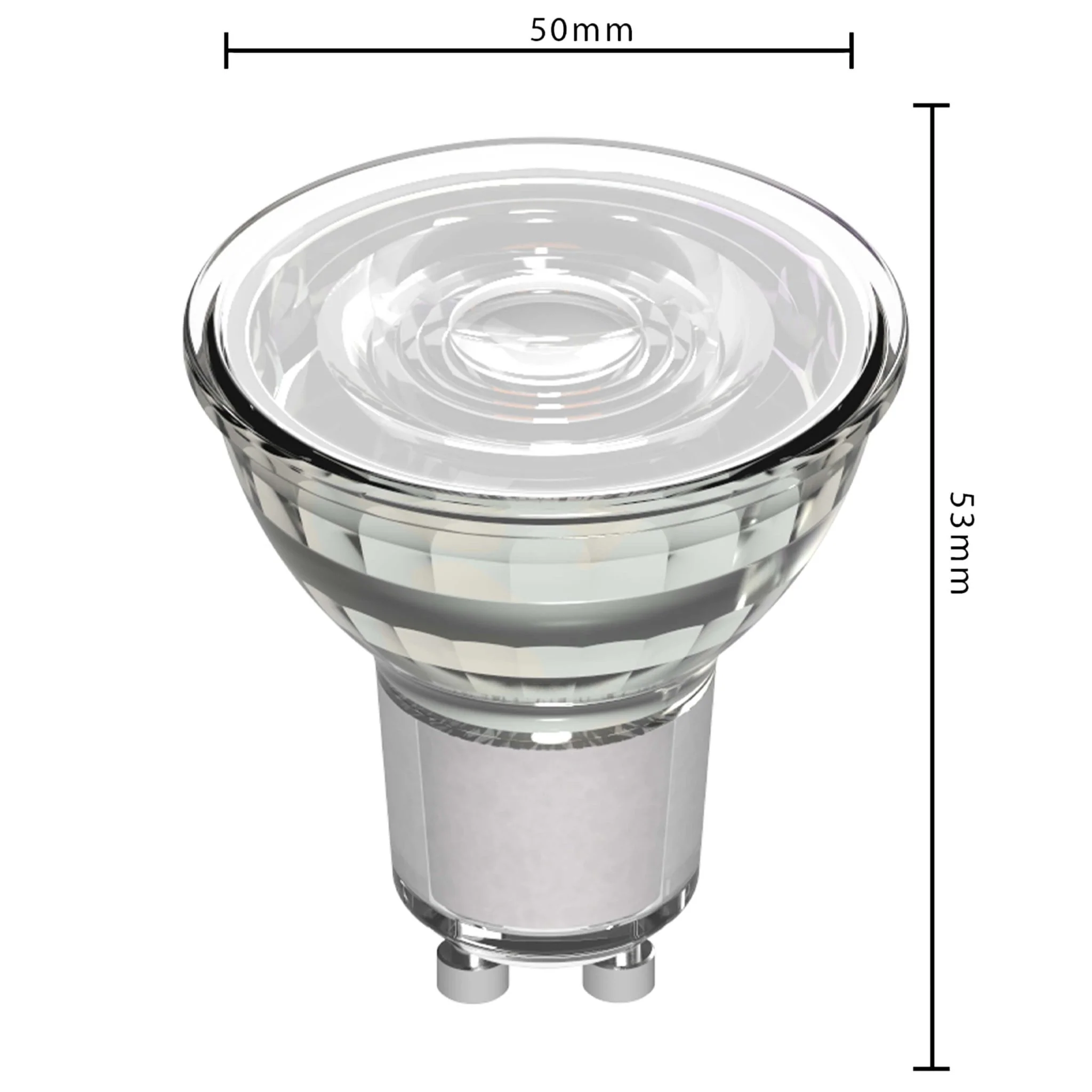 Elite LED Lamp met GU10 fitting - Gaat tot 25 jaar mee - 2W/50W - 345 lm - Warm wit - Image 5