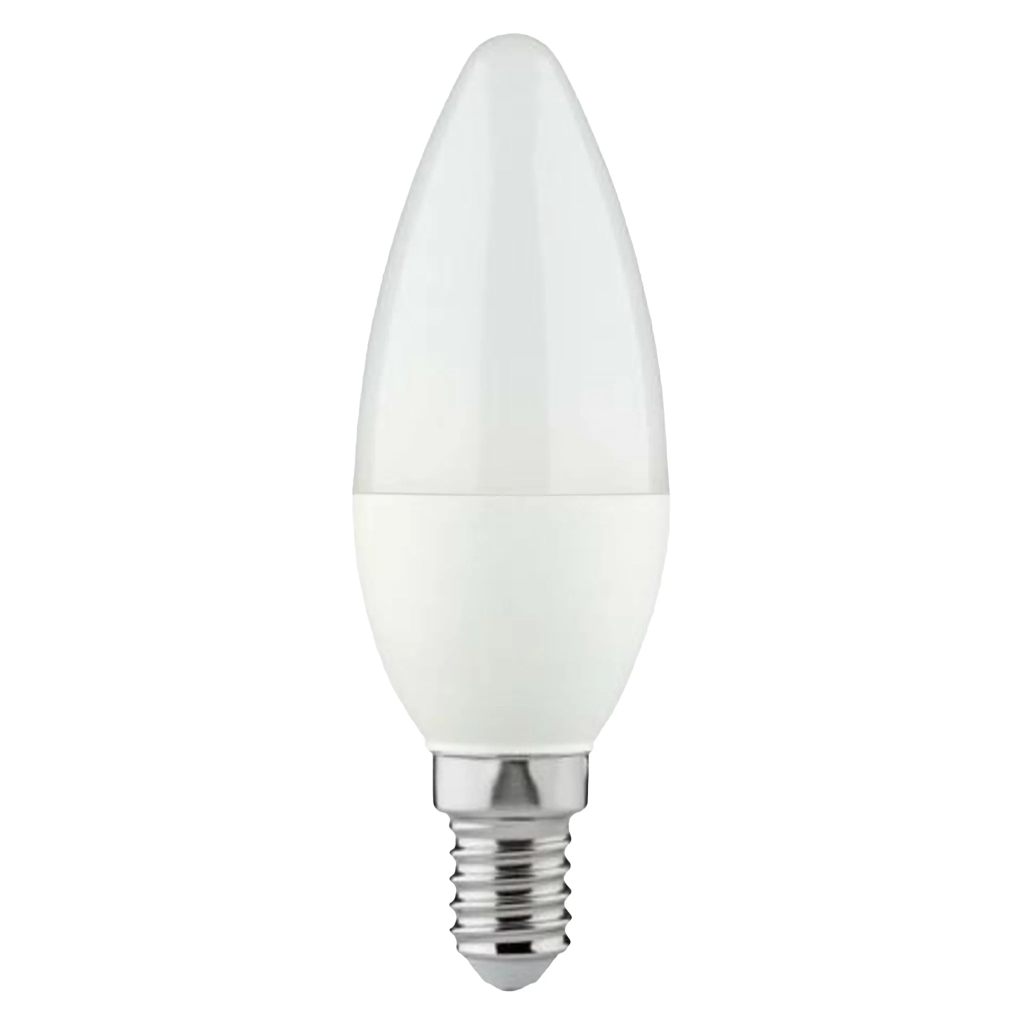 LongLife LED Lamp Kaars E14 - Mat - Warm wit licht - 4W vervangt 40W - Voordeelverpakking - 5 kaarslampen - Image 2