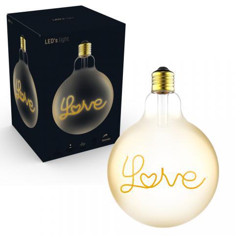 DecoDim Mega LED Lamp met tekst E27 - Love - Dimbaar extra warm wit - Globe - Image 3