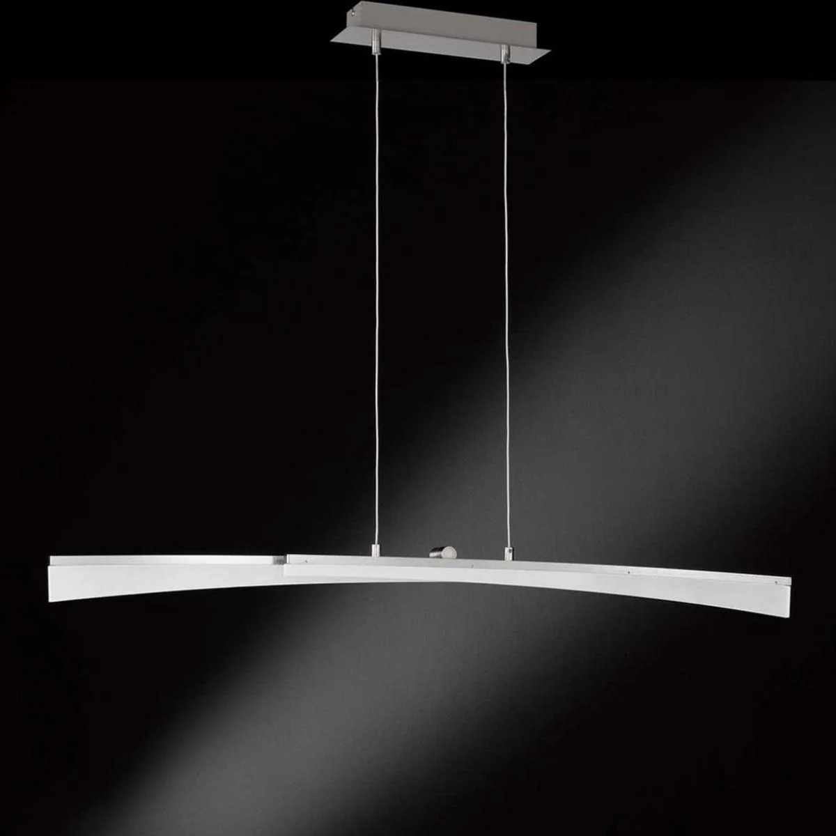 LED Hanglamp X linear - Zwenkbaar - Warm wit licht - Inkortbaar - Zilver - Image 4