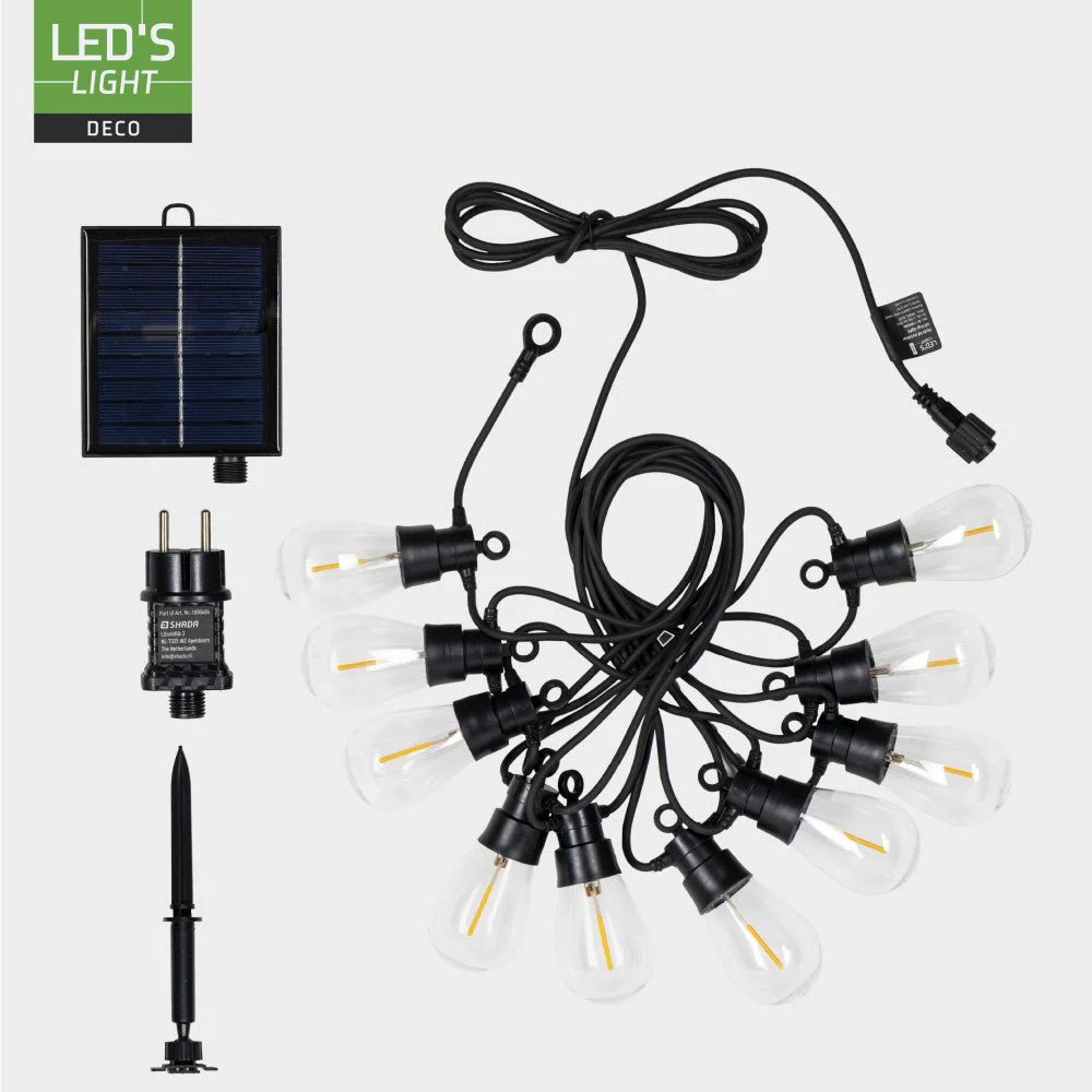 LED's Light Deco Hybride buiten-slingerlicht  - 35lm 1800K - IP44 - 6,5 meter lang - Image 5