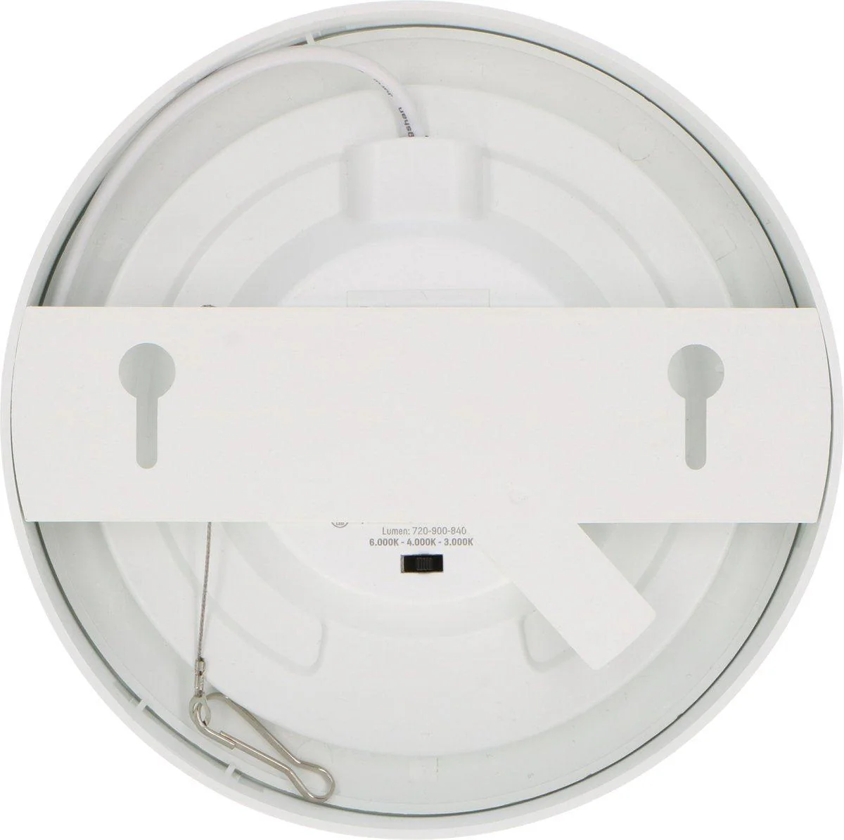 LED's Light Inbouw/Opbouw LED Plafondspot CCT Ø 15 cm - Dimbaar - warm en koud wit - Zaagmaat Ø 150mm – Wit - Image 5