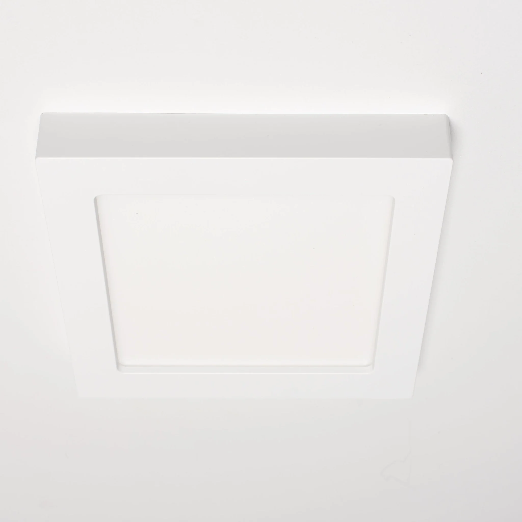 LED's Light Inbouw/Opbouw LED Plafondlamp CCT Ø 20 cm vierkant - Dimbaar - warm en koud wit - Zaagmaat 200×200mm – Wit - Image 3