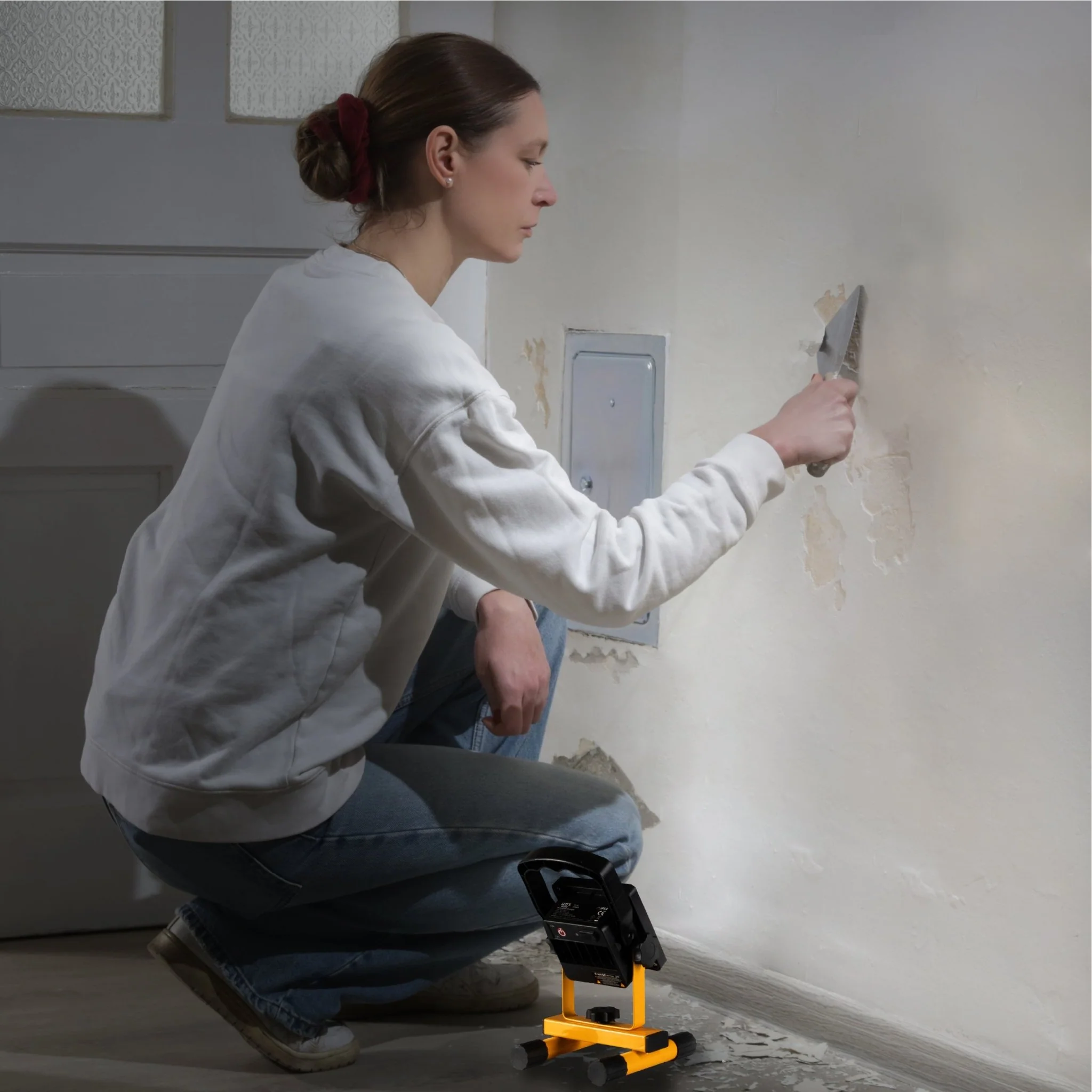 LED's Work draadloze LED Werklamp op accu 700lm - Oplaadbaar en kantelbaar - Zwart geel - Image 4