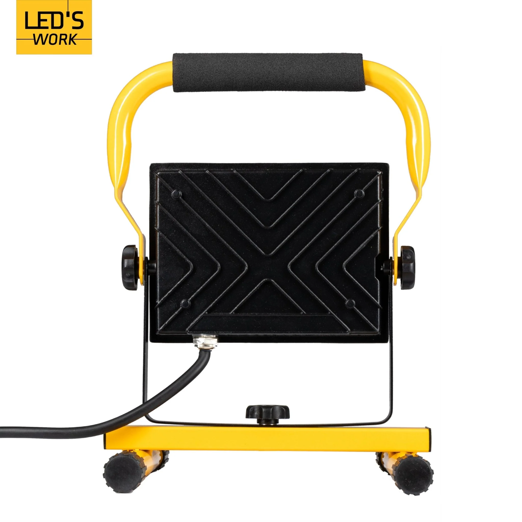 LED's Work 50W Bouwlamp Werklamp Bedraad 4900lm - Verstelbare beugel - Waterdicht (IP65) - Zwart geel - Image 8