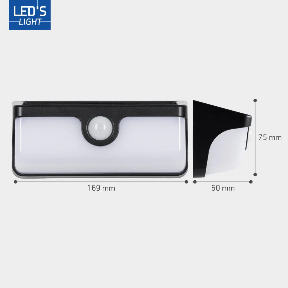 LED's Light Bluetooth Linkable Koppelbare LED Solar Wandlamp met Bewegingssensor - Image 6