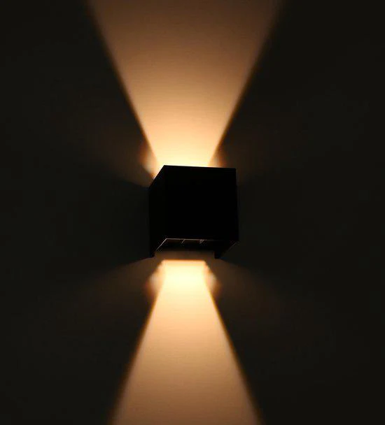 LED's Light Kubus LED Wandlamp buiten - 2 lichts - Dimbaar en instelbare lichtkleur - IP65 Waterdicht - Zwart - Image 21