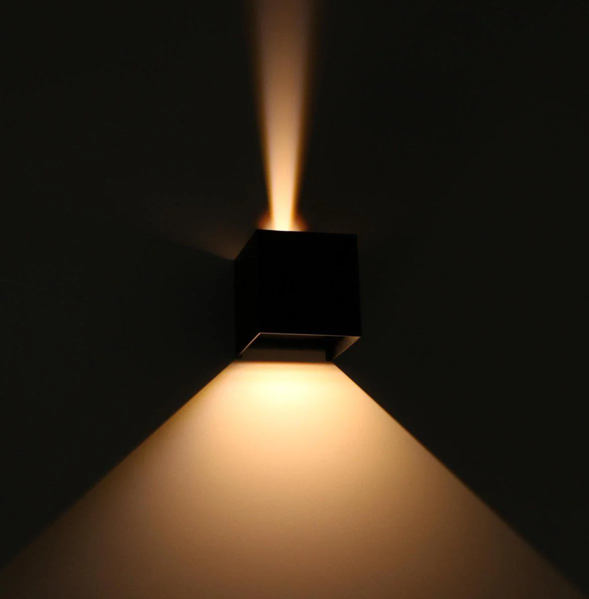 LED's Light Kubus LED Wandlamp buiten - 2 lichts - Dimbaar en instelbare lichtkleur - IP65 Waterdicht - Zwart - Image 23