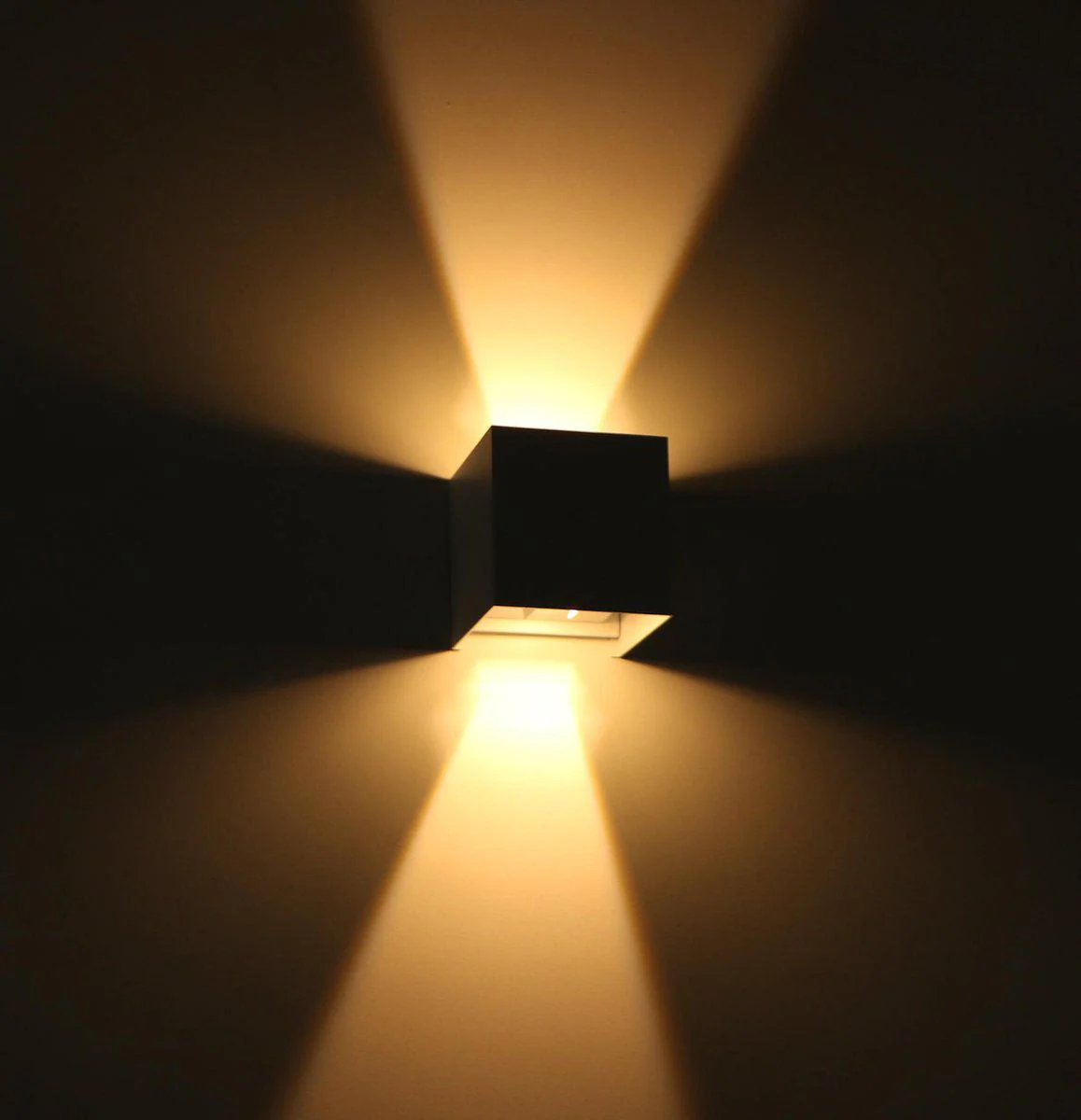 LED's Light Kubus LED Wandlamp voor buiten - Omhoog&Omlaag licht - IP65 - Wit - Image 12