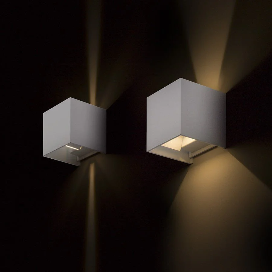LED's Light Kubus LED Wandlamp voor buiten - Omhoog&Omlaag licht - IP65 - Wit - Image 13