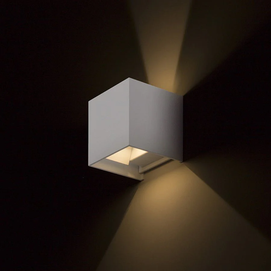 LED's Light Kubus LED Wandlamp voor buiten - Omhoog&Omlaag licht - IP65 - Wit - Image 14