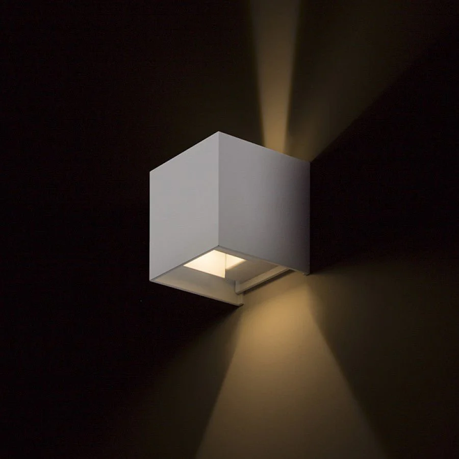 LED's Light Kubus LED Wandlamp voor buiten - Omhoog&Omlaag licht - IP65 - Wit - Image 15