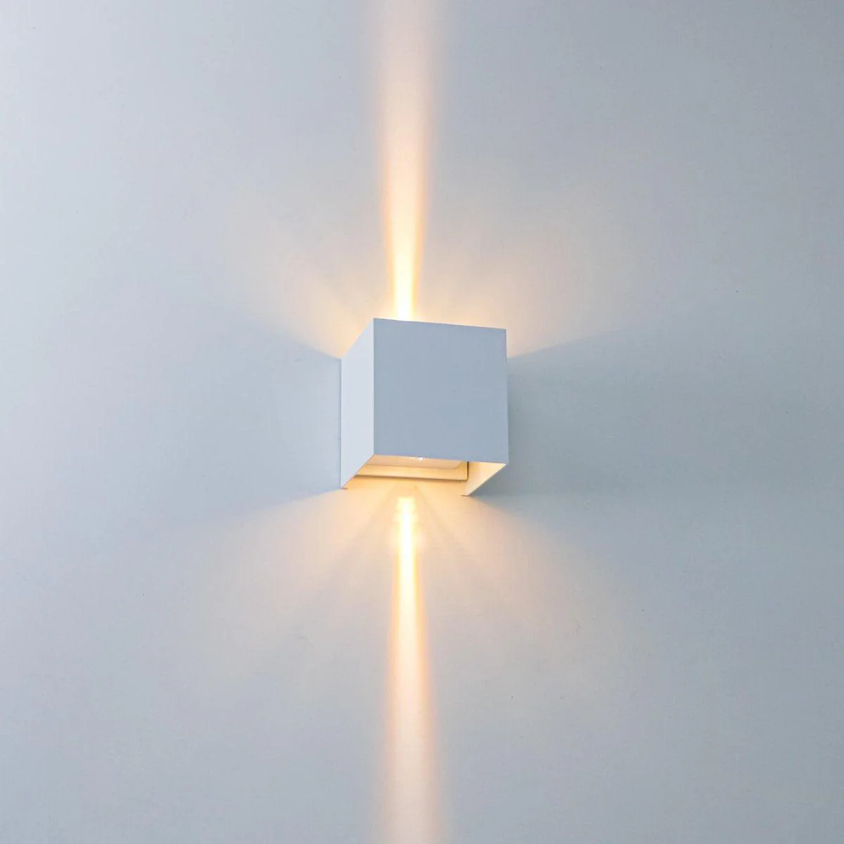 LED's Light Kubus LED Wandlamp voor buiten - Omhoog&Omlaag licht - IP65 - Wit - Image 5