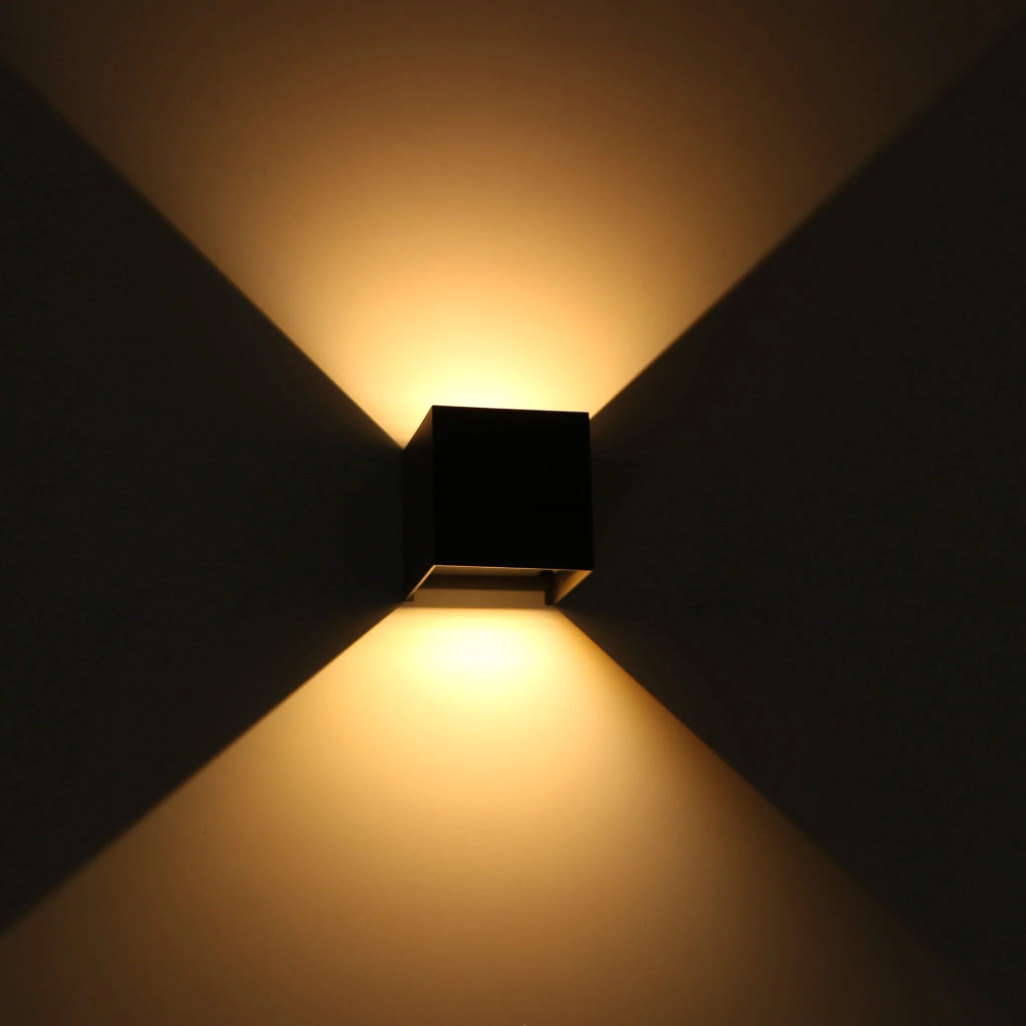 LED's Light Kubus LED Wandlamp voor buiten - Omhoog&Omlaag licht - IP65 - Antraciet - Image 3