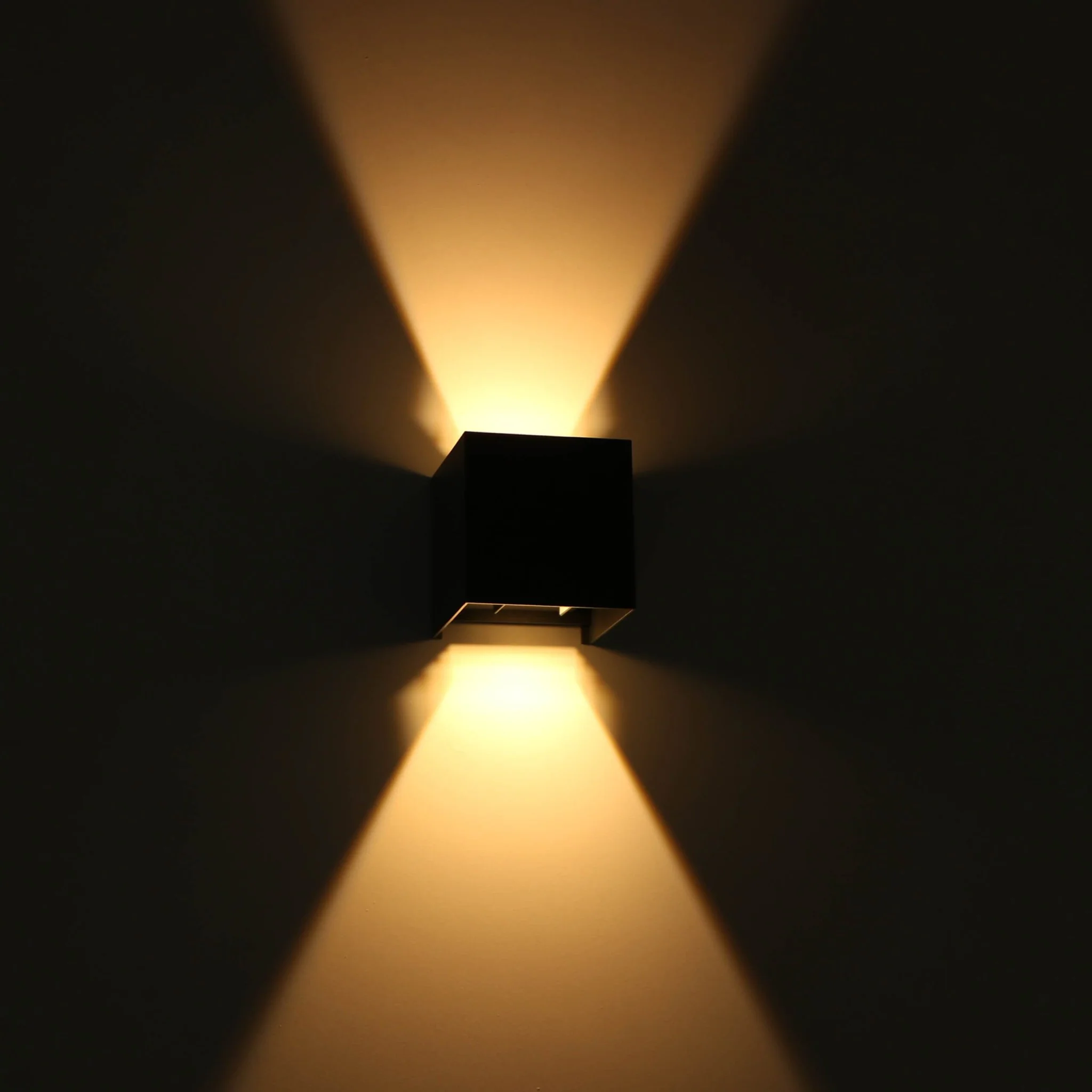LED's Light Kubus LED Wandlamp voor buiten - Omhoog&Omlaag licht - IP65 - Antraciet - Image 4