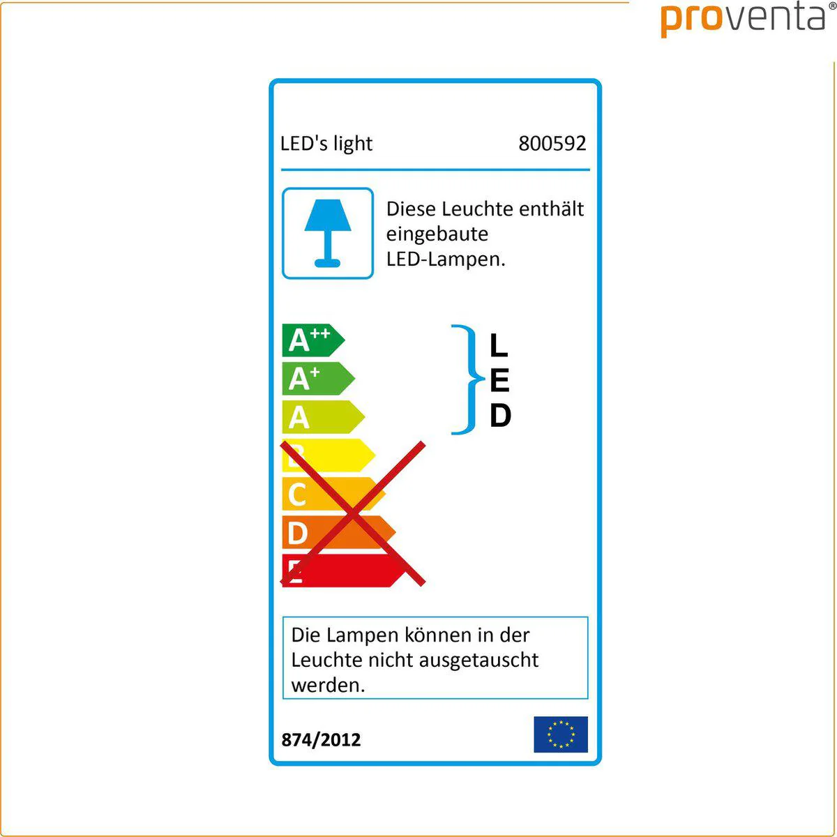LED's Light Universele Plafondlamp 1500 - Geschikt voor badkamer IP44 - Warm wit (3000K) - 30 cm - Image 12