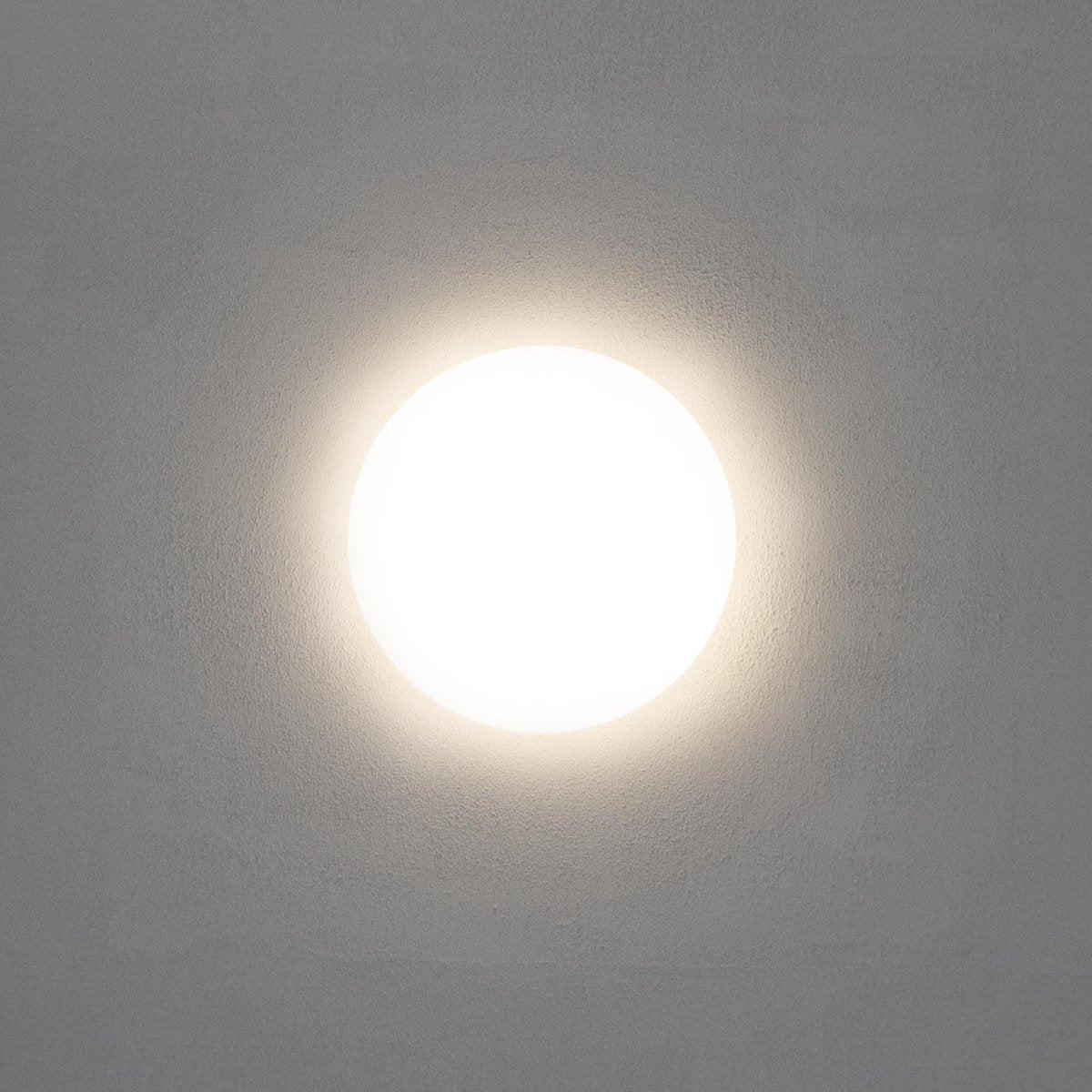 LED Badkamerlamp rond 37 cm - universeel - Spatwaterbestendig IP44 - Koud wit licht - Image 5
