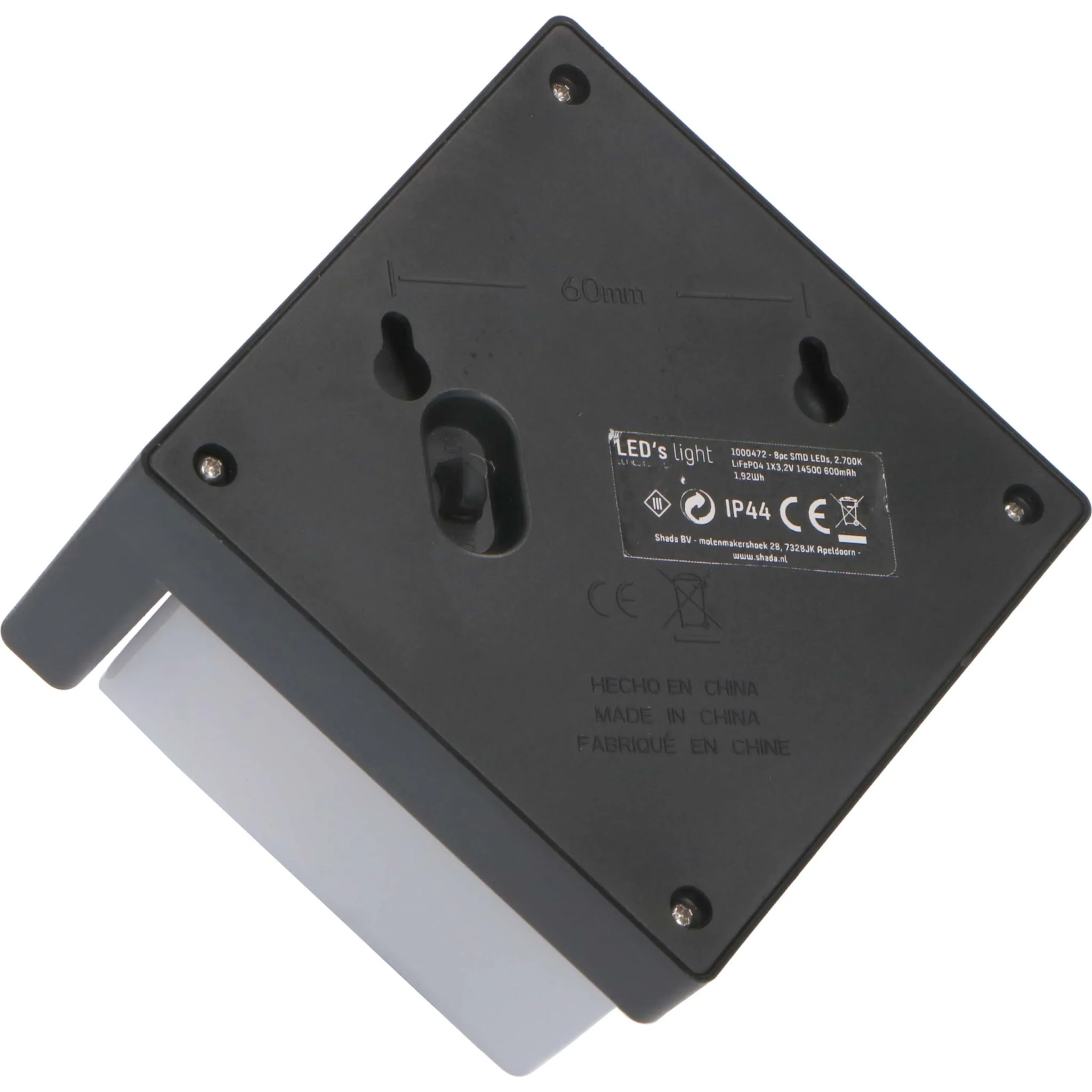 LED's Light Solar LED Buitenlamp met Bewegingssensor - Draadloos op zonne-energie - Zwart - IP44 - Image 7