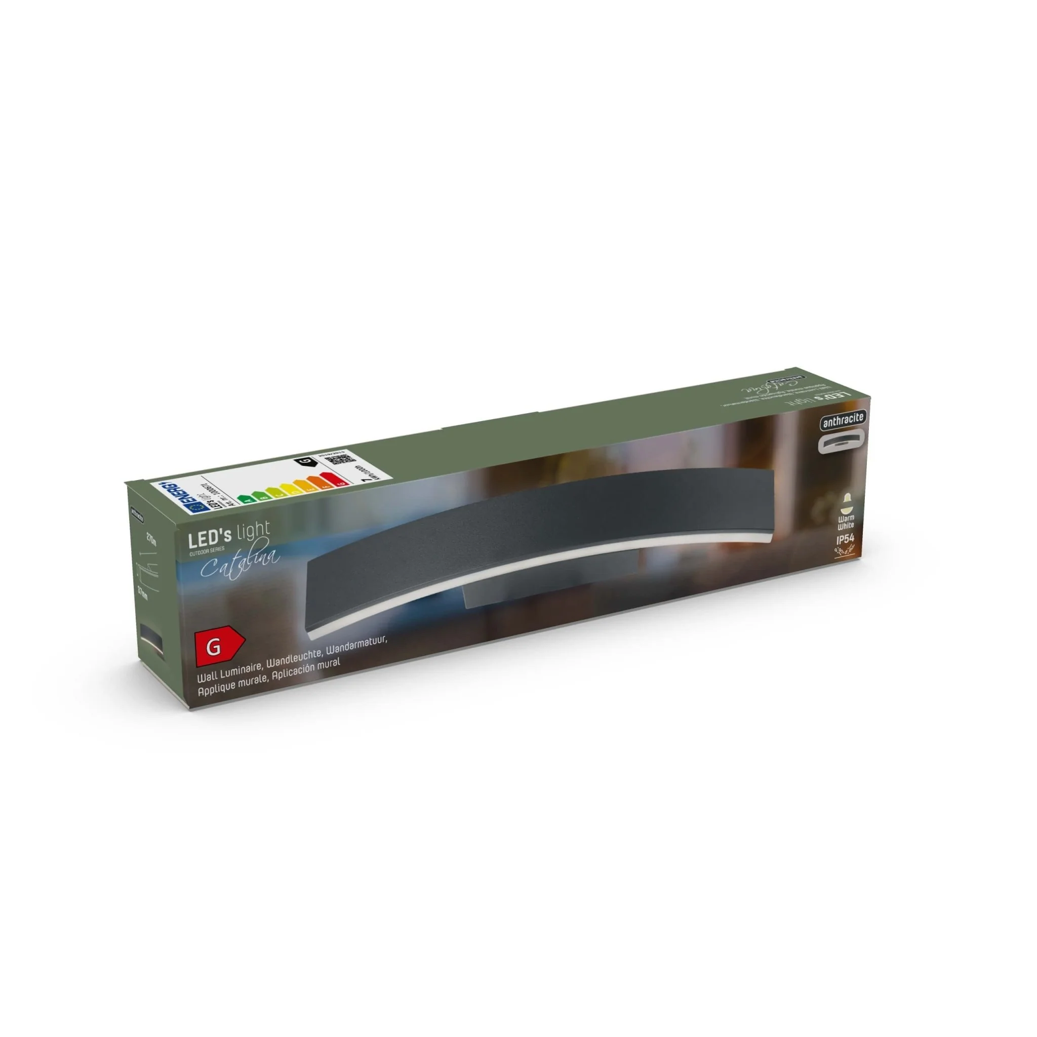 LED's Light Wandlamp Buiten - Model Todi - Draaibaar - Rondom warm wit licht - IP54 - Antraciet - Image 15