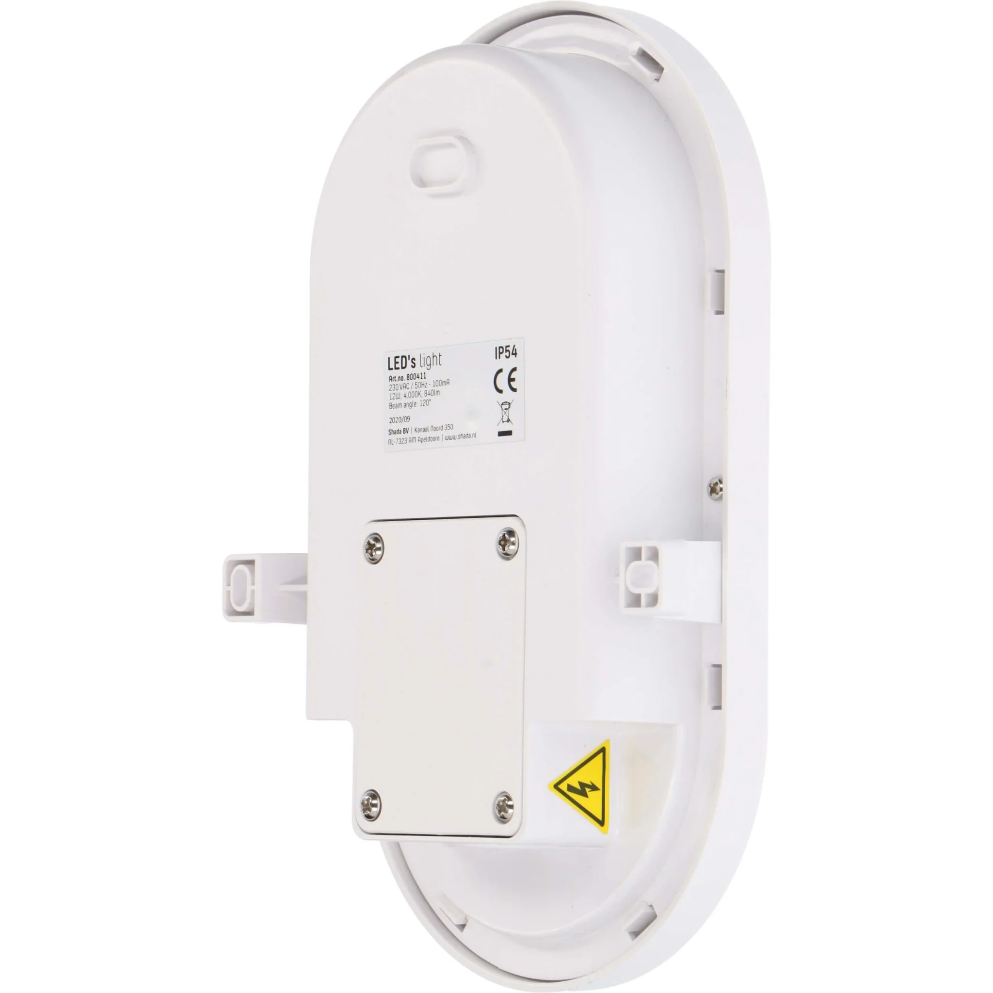 Proventa Outdoor LED Bull eye buitenlamp - Wandlamp model Ovaal voor buitengebruik - Image 7