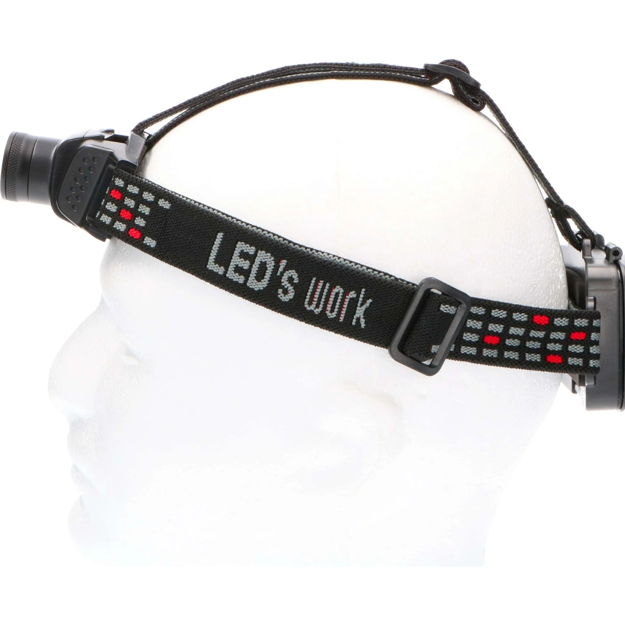 LED's Work Hoofdlamp op batterijen - Met zoomfunctie - Dimbaar - IP44 waterdicht - 400 Lumen - Image 6