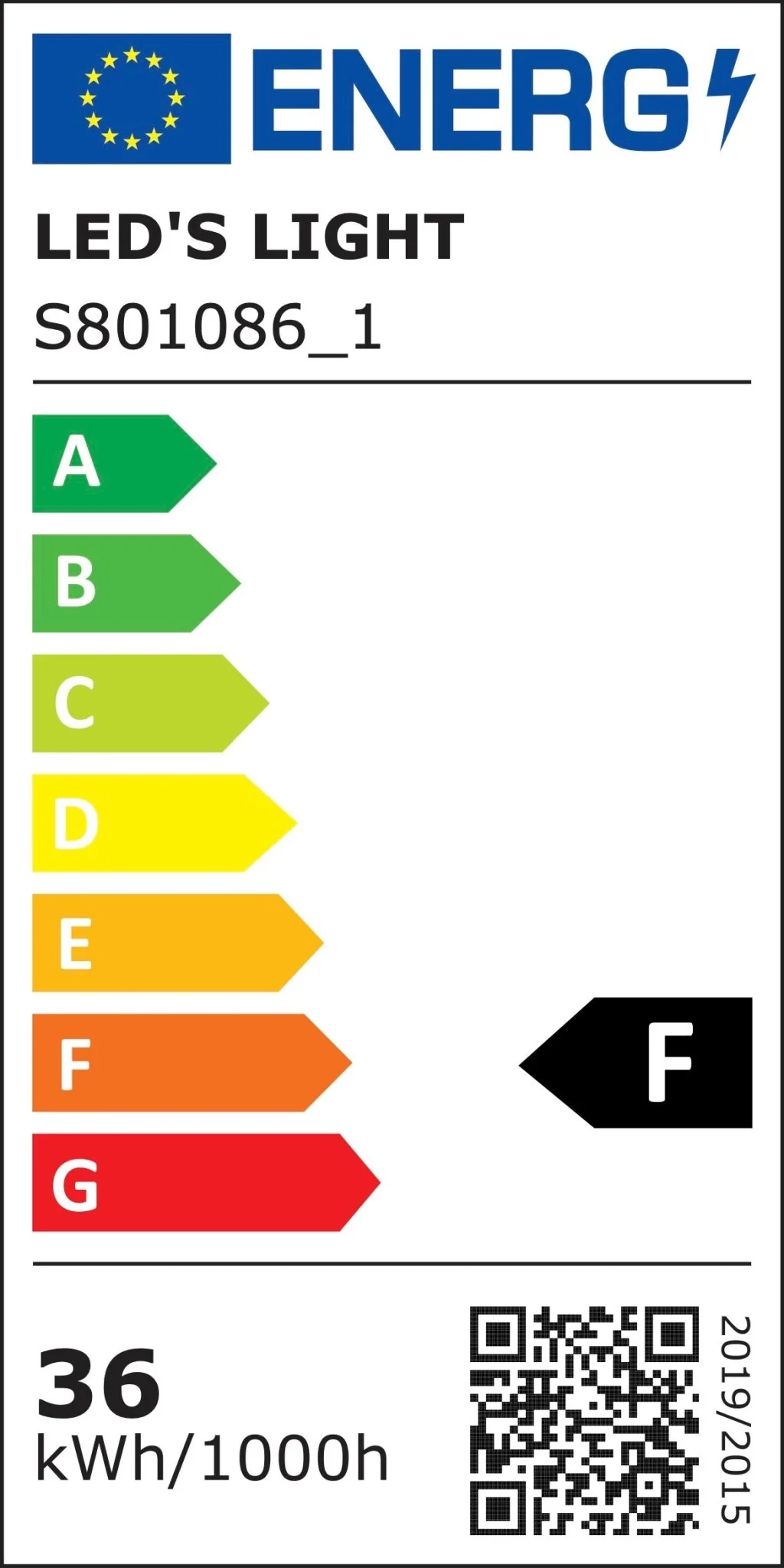 LED's Light LED Paneel 595x595mm - Vierkant - Neutraal wit (4000K) - 4000 Lumen - 40W - Image 5