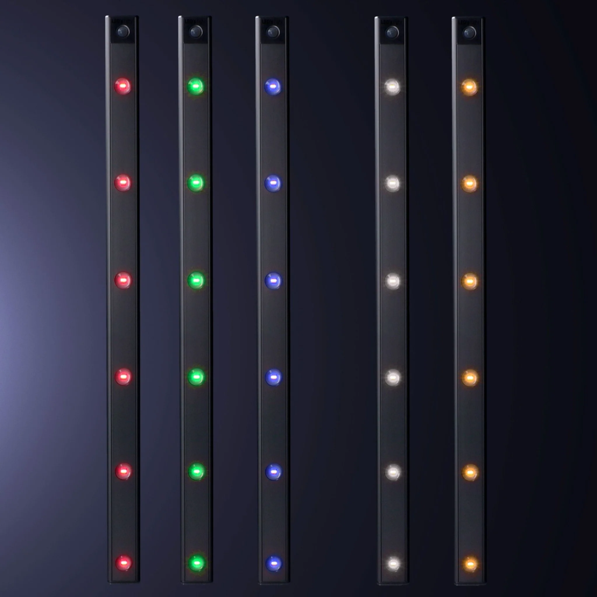 LED's Light EasyFix Kastverlichting met Bewegingssensor - RGB functie - 6 lichtpunten - Draadloos en oplaadbaar - 68,5 cm - Image 5