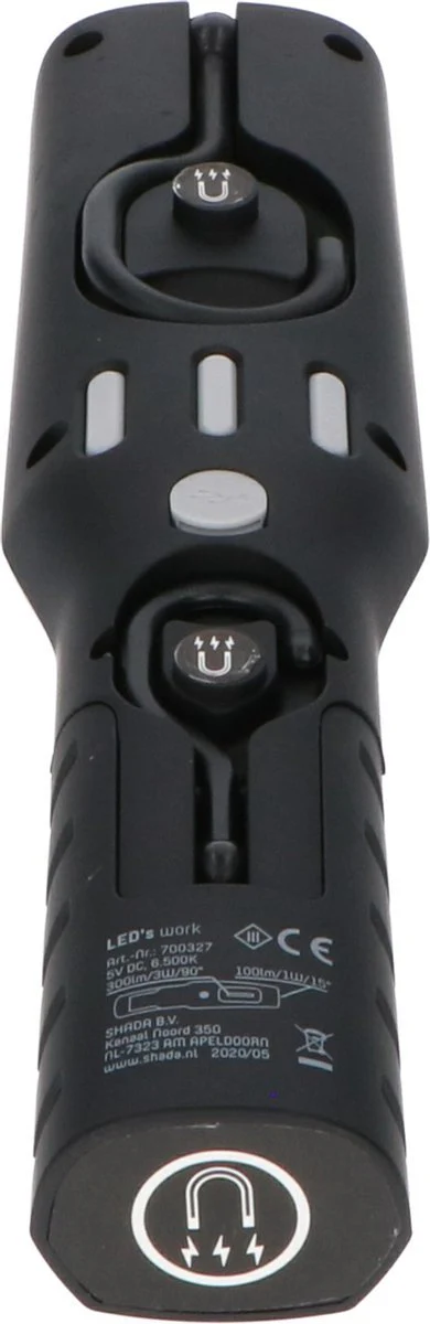 LED's Work Looplamp op Accu 300 - Oplaadbaar & draadloos - 2 lichtpunten - Image 6